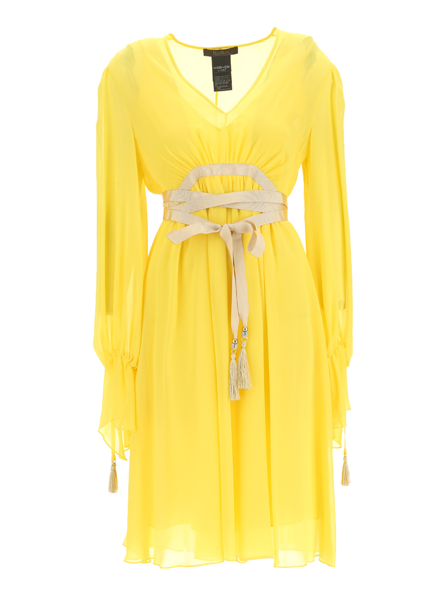 Condition: New With Tag,  Silk, Color: Yellow - S - IT 40 -