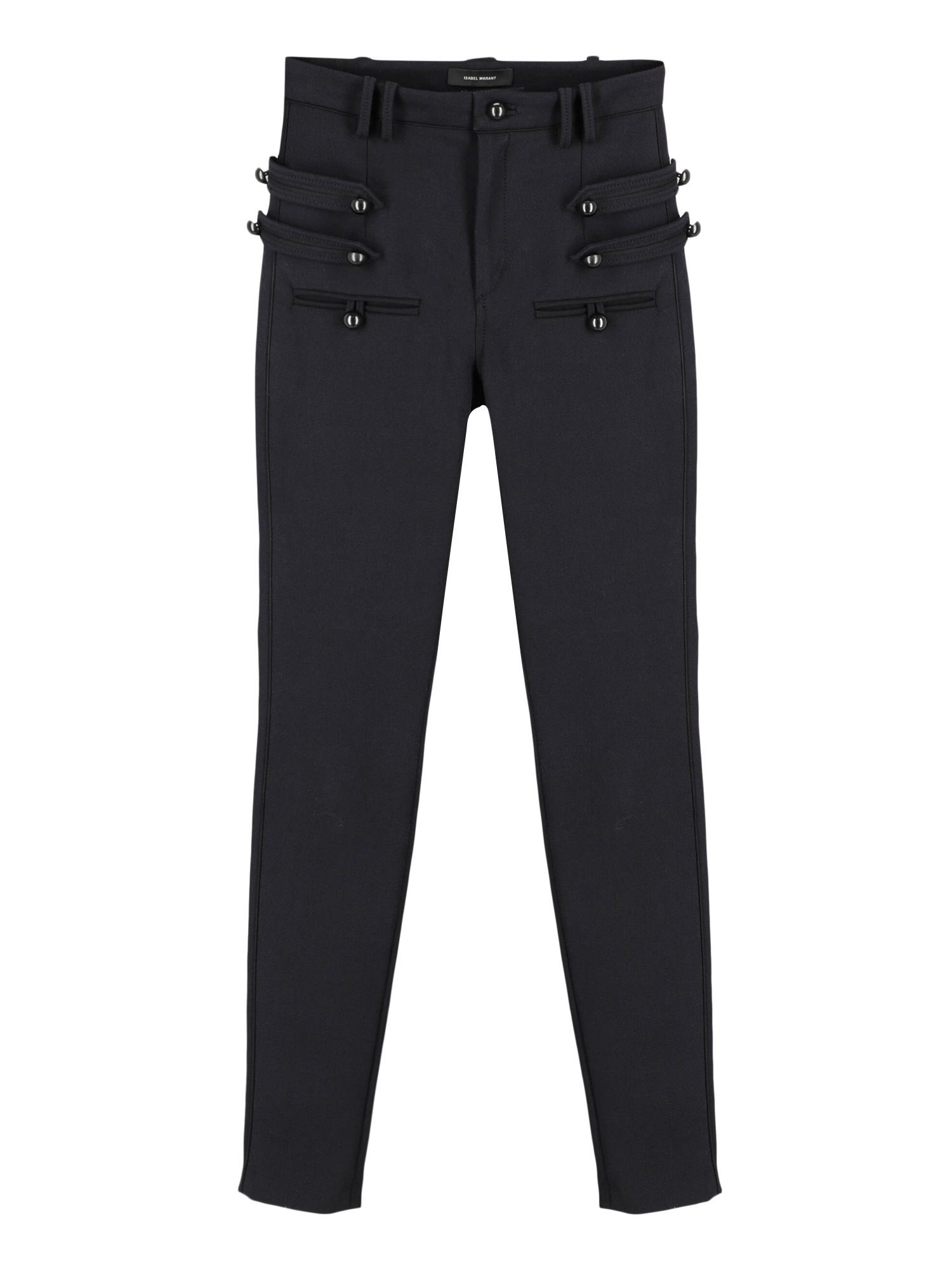 Pre-owned Isabel Marant Women's Trousers -  - In Navy Wool