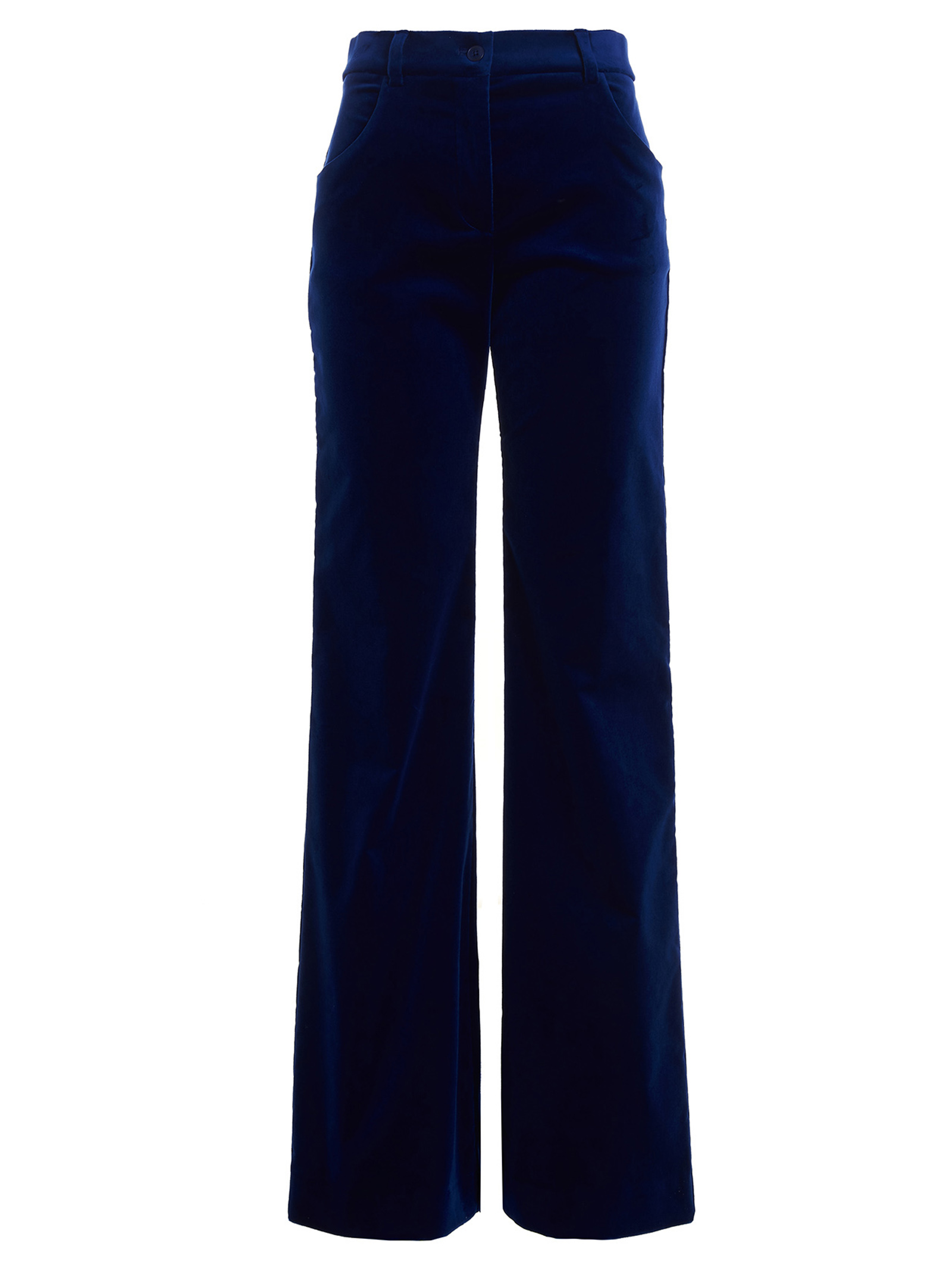 Pantalons Pour Femme - Alberta Ferretti - En Cotton Blue - Taille:  -