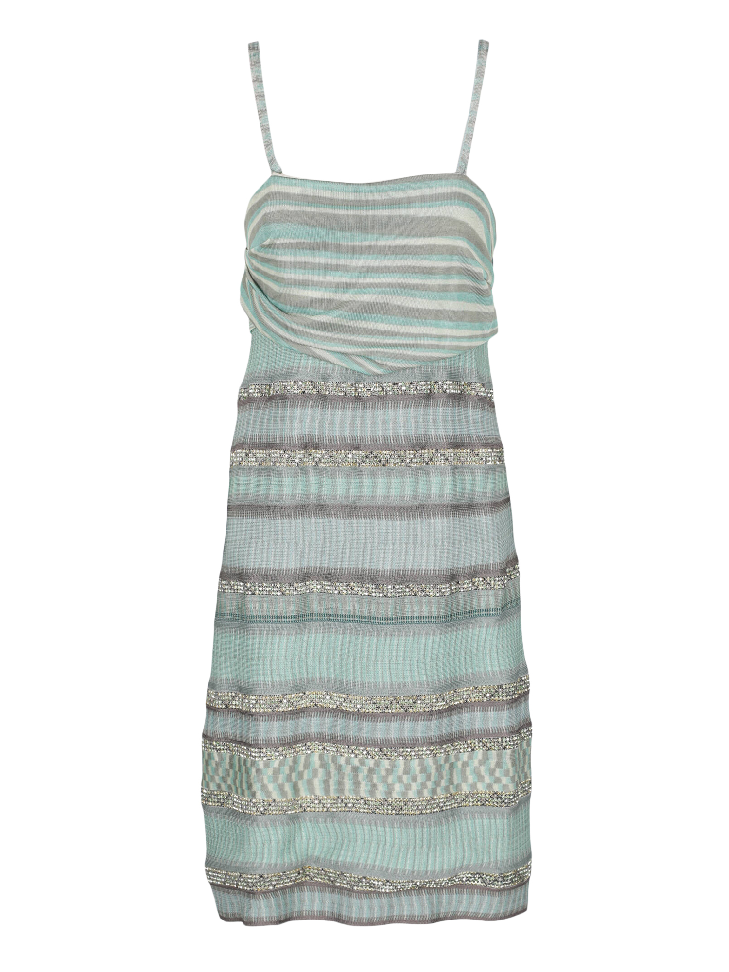 Pre-owned Missoni Dresses In Green, Grey