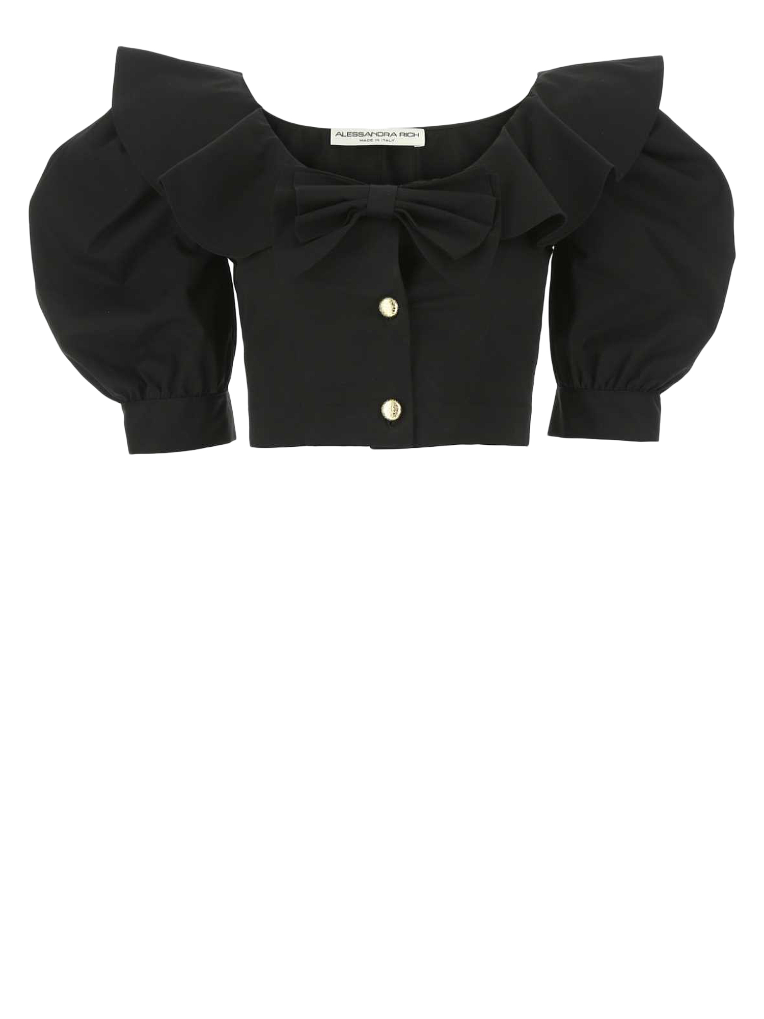 Pulls Et Sweat-shirts Pour Femme - Alessandra Rich - En Cotton Black - Taille:  -