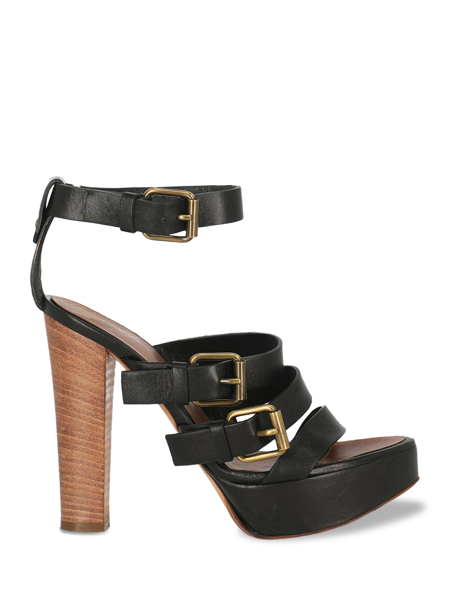 Sandales Pour Femme - Giuseppe Zanotti - En Leather Black - Taille: IT 36.5 - EU 36.5