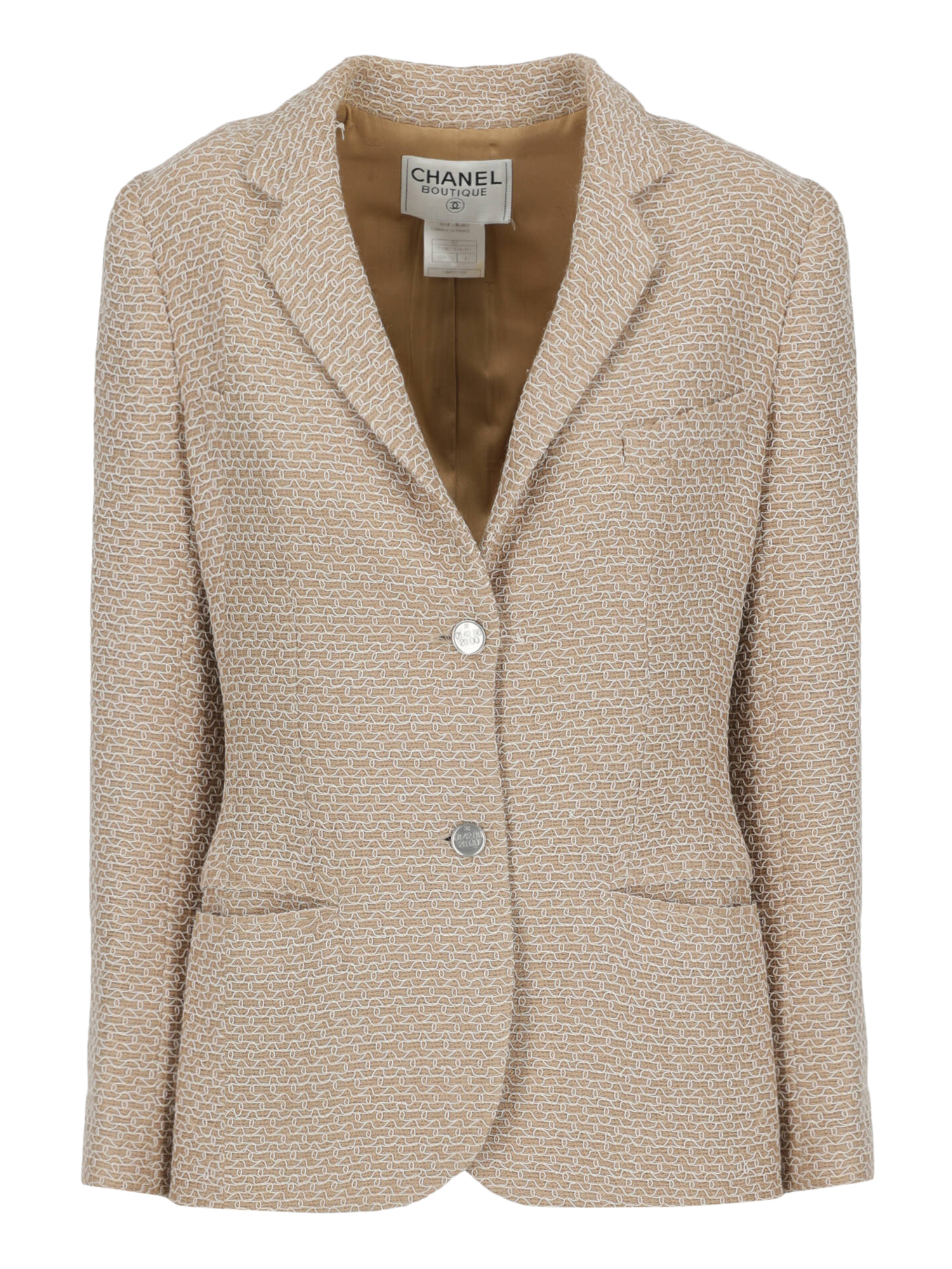 Pre-owned Chanel Women's Jackets -  - In Camel Color Wool