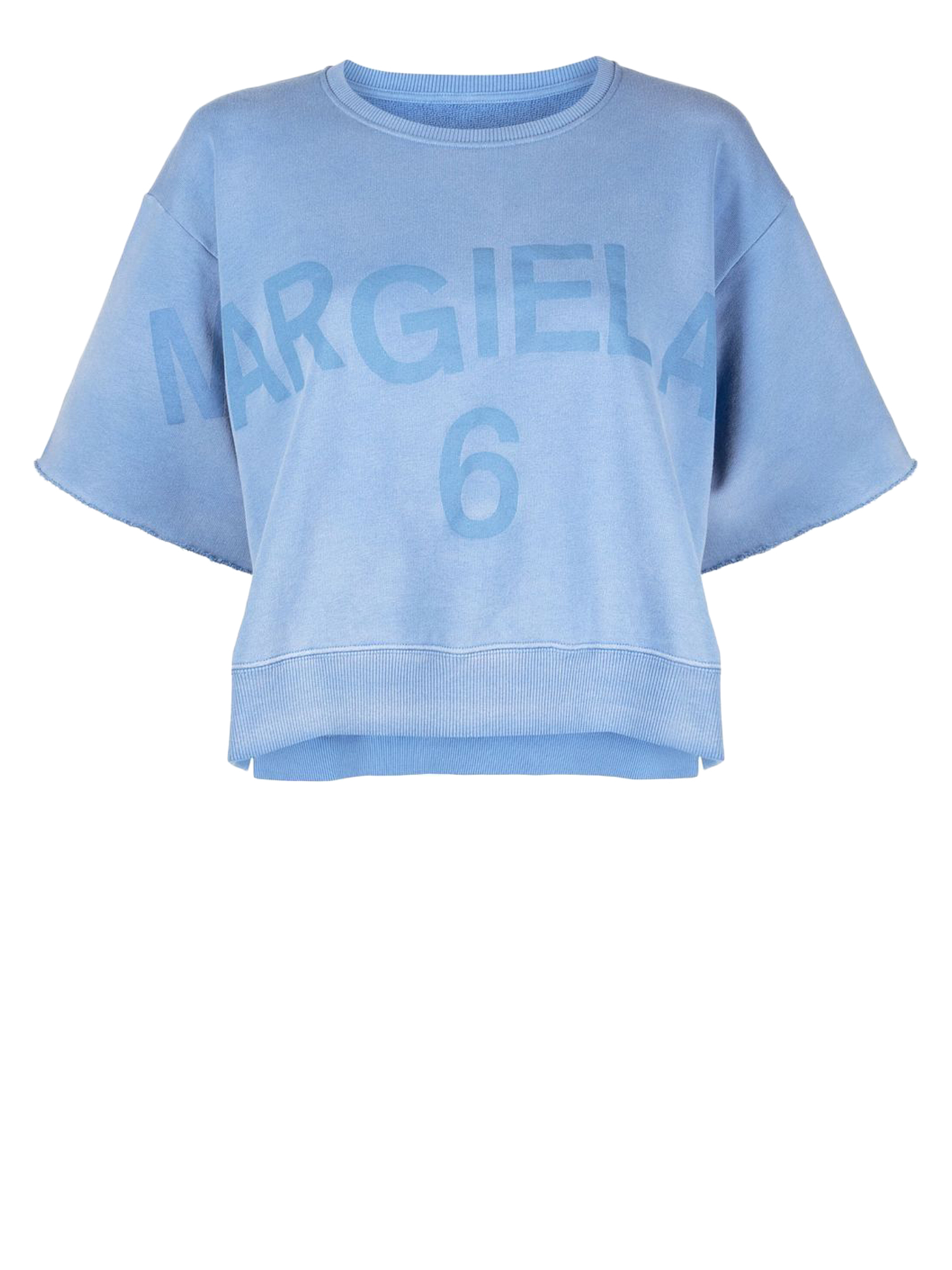 Mm6 Maison Margiela Femme T-shirts et tops Blue Cotton