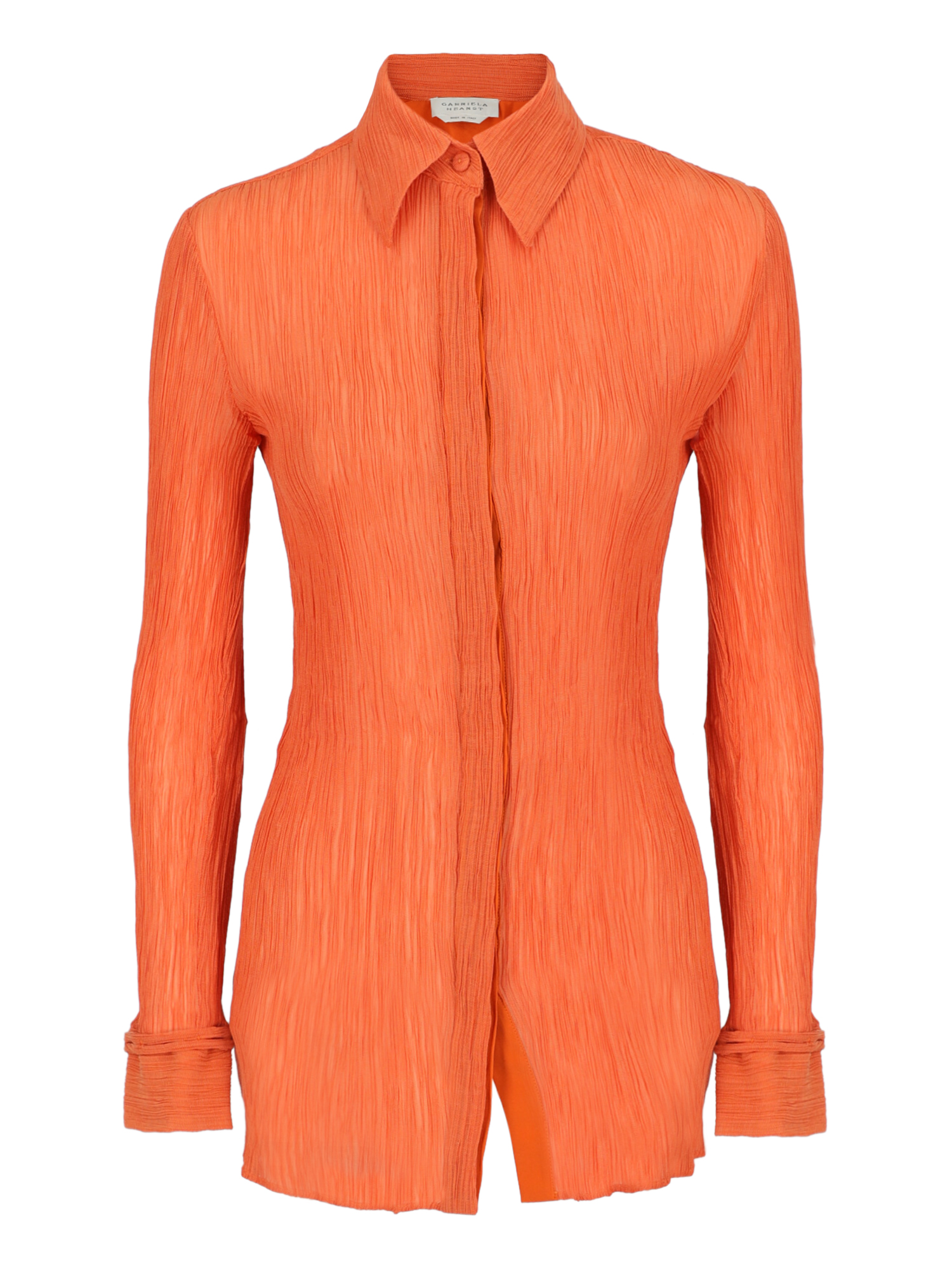 Gabriela Hearst Femme Chemises Orange Cotton
