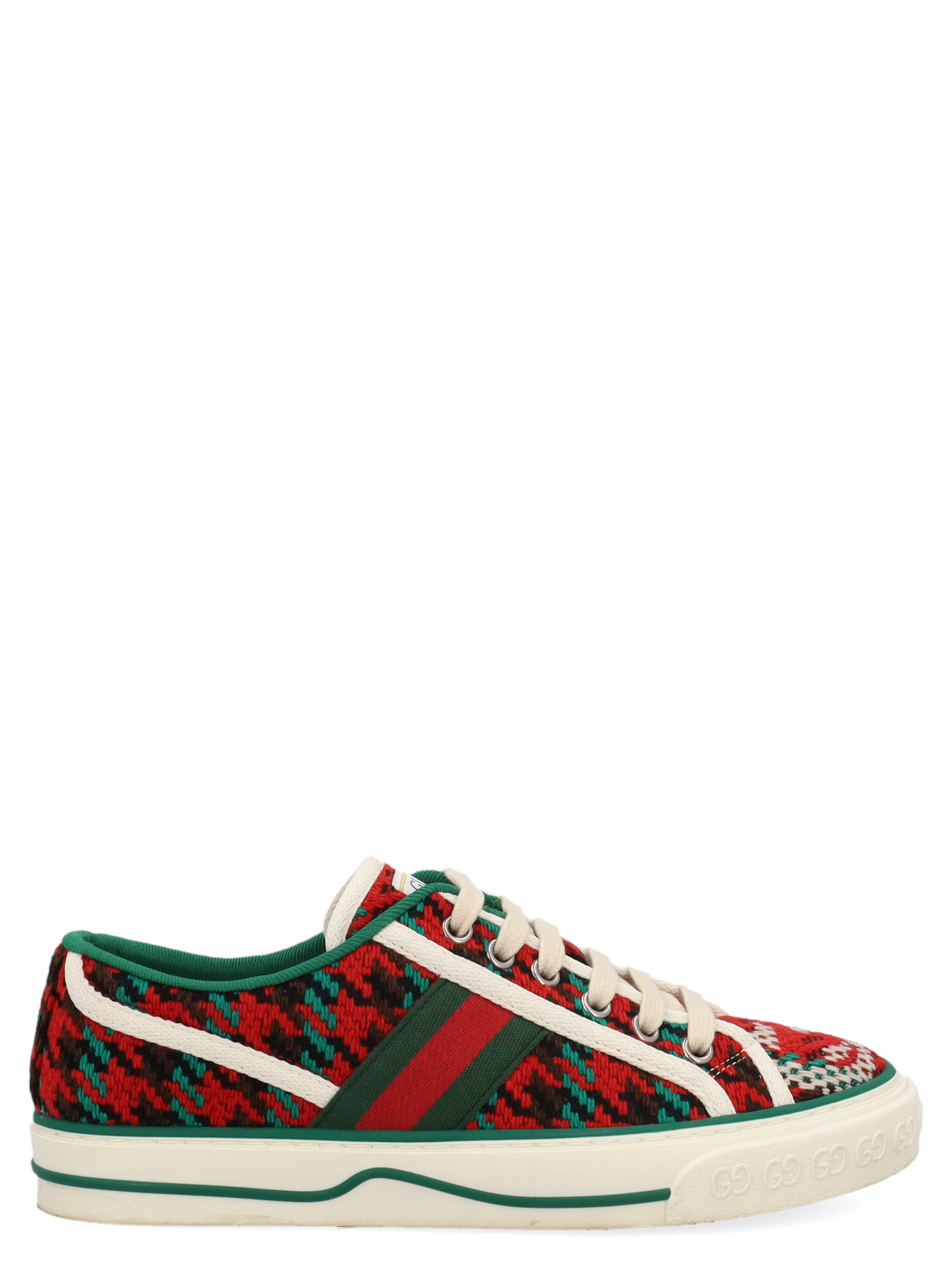 Pre-owned Gucci Women's Sneakers -  - In Green, Red It 36