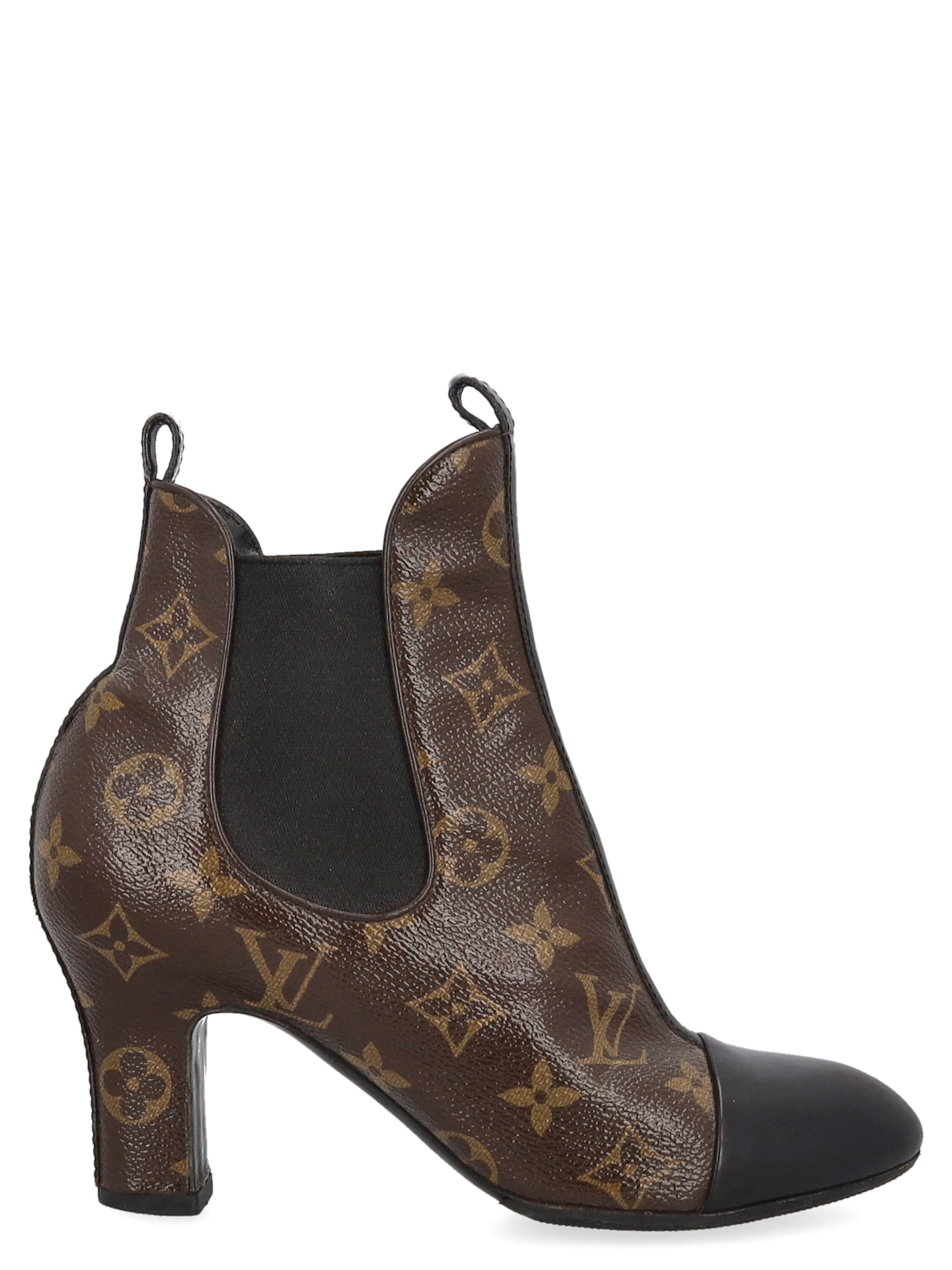 Pre-owned Louis Vuitton Ankle Boots In Brown