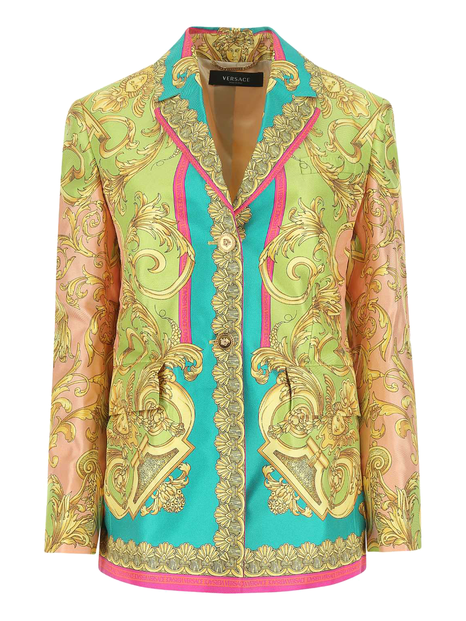 Vestes Pour Femme - Versace - En Silk Multicolor - Taille:  -