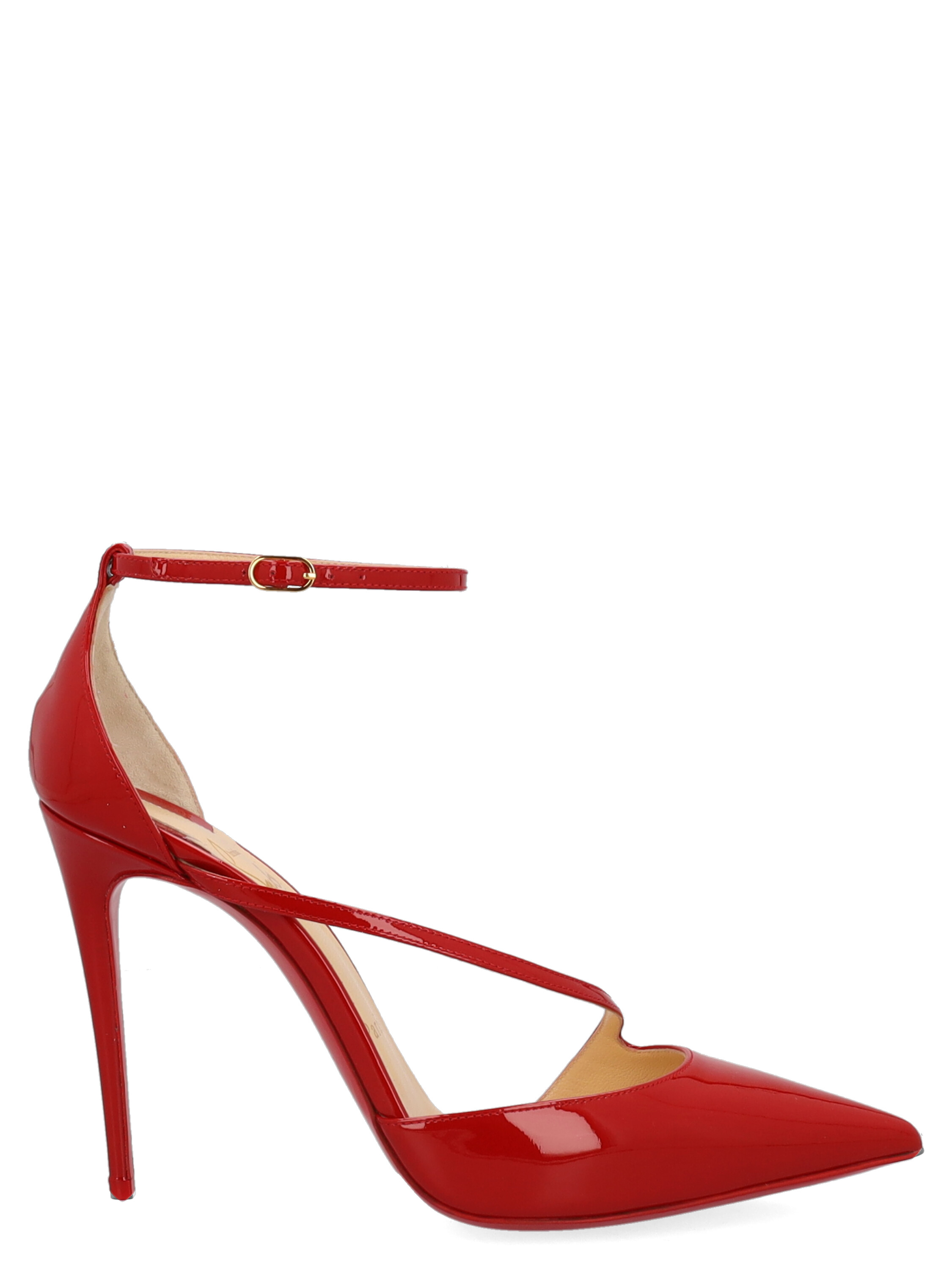 Pre-owned Christian Louboutin Women's Pumps -  - In Red It 37.5