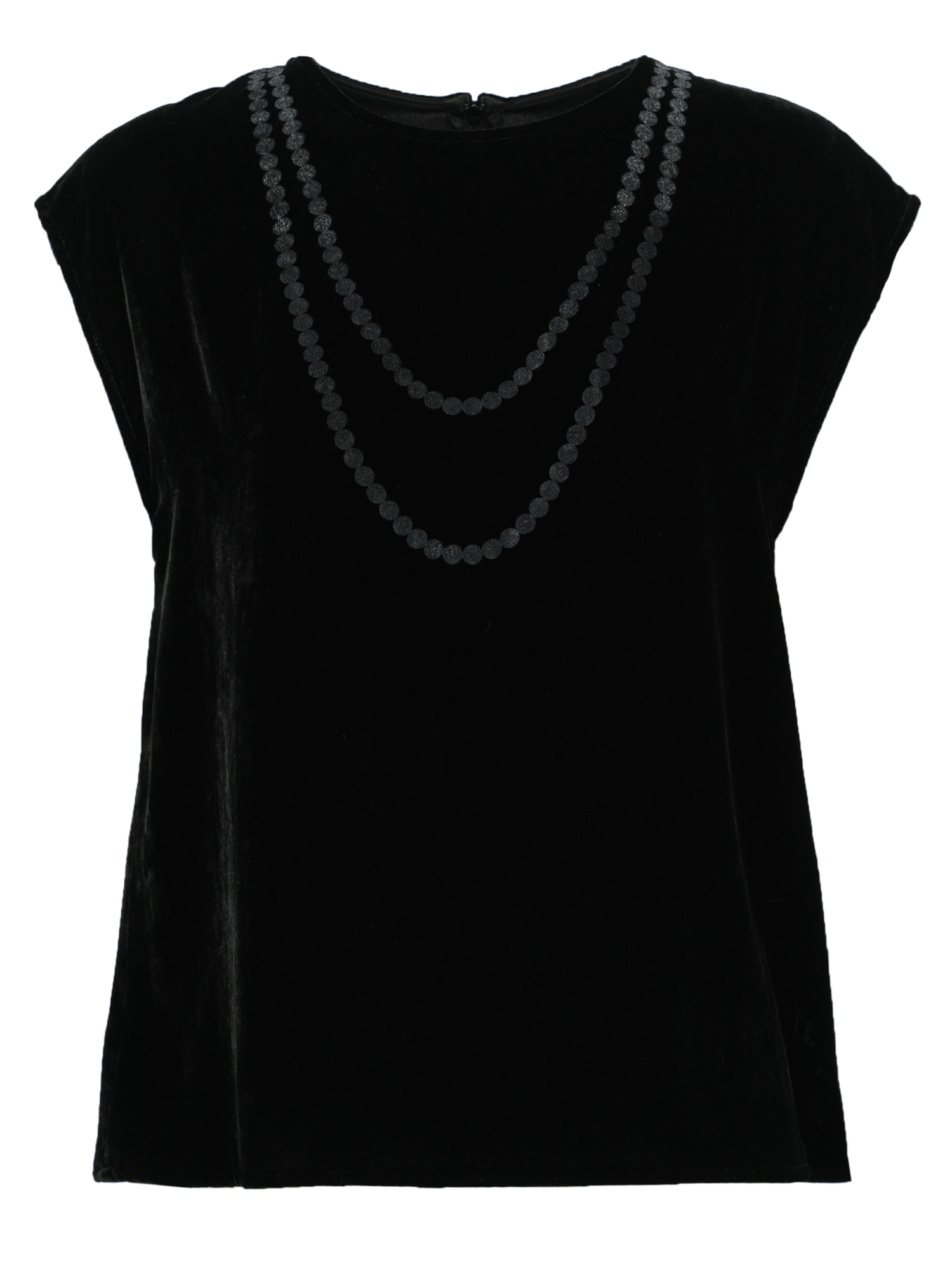 Mm6 Maison Margiela Femme T-shirts et tops Black Synthetic Fibers