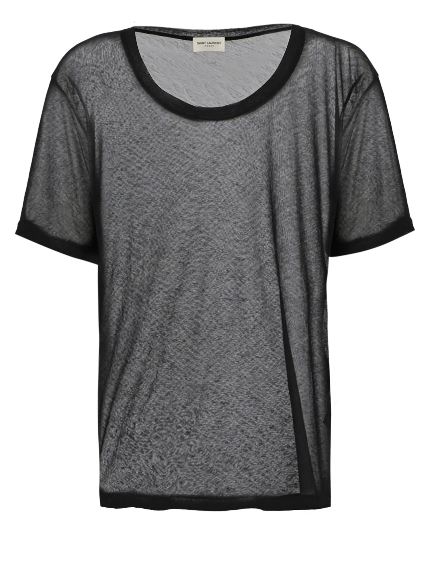 T-shirts Et Tops Pour Femme - Saint Laurent - En Cotton Black - Taille:  -