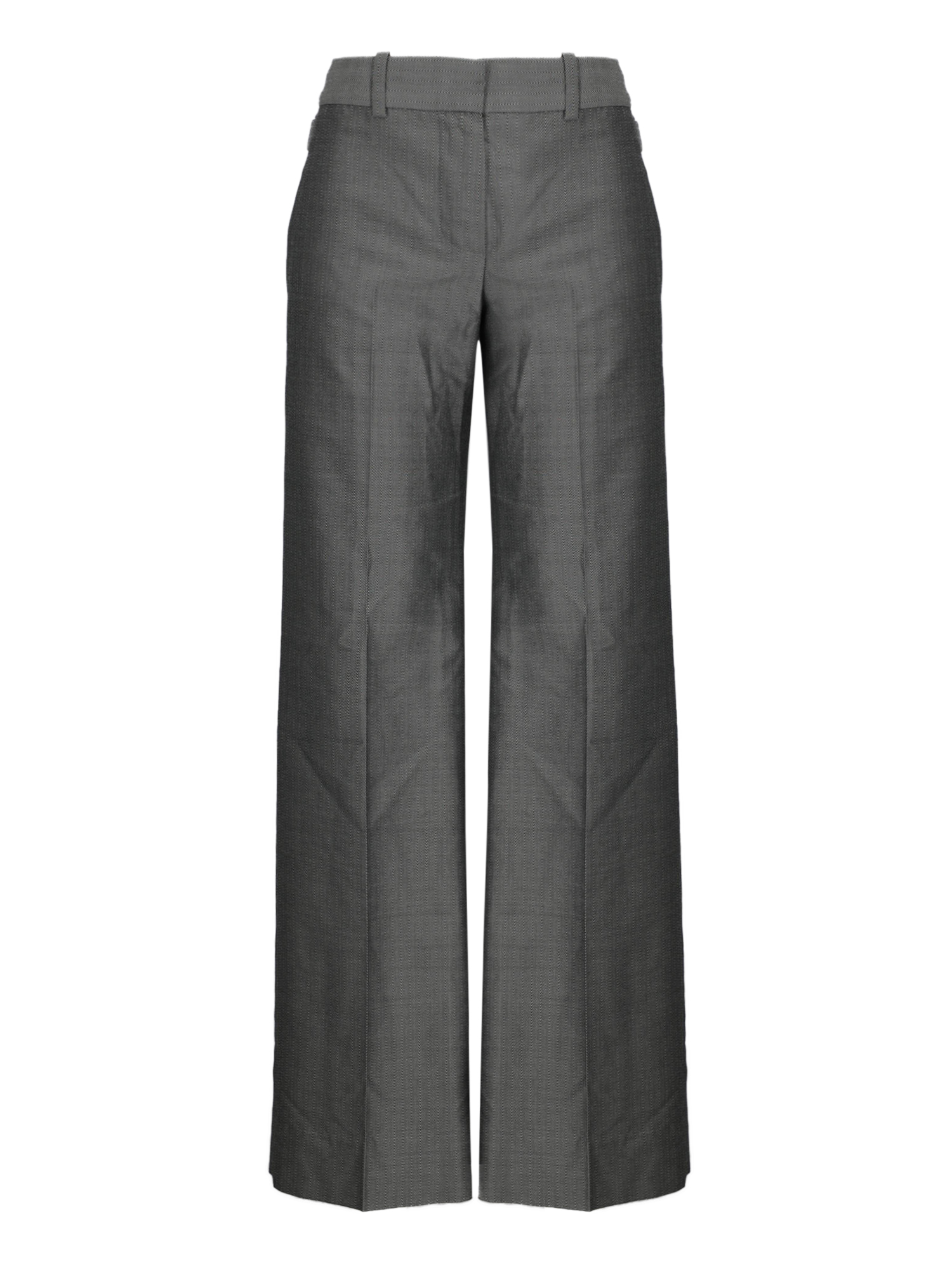 Pre-owned Chloé Women's Trousers -  - In Grey Wool