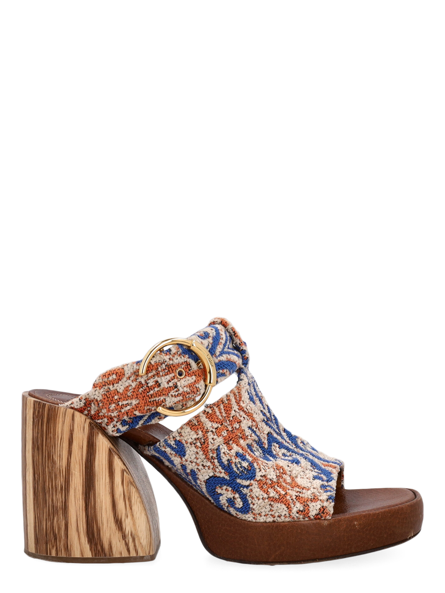 Pre-owned Chloé Women's Mules -  - In Multicolor Fabric