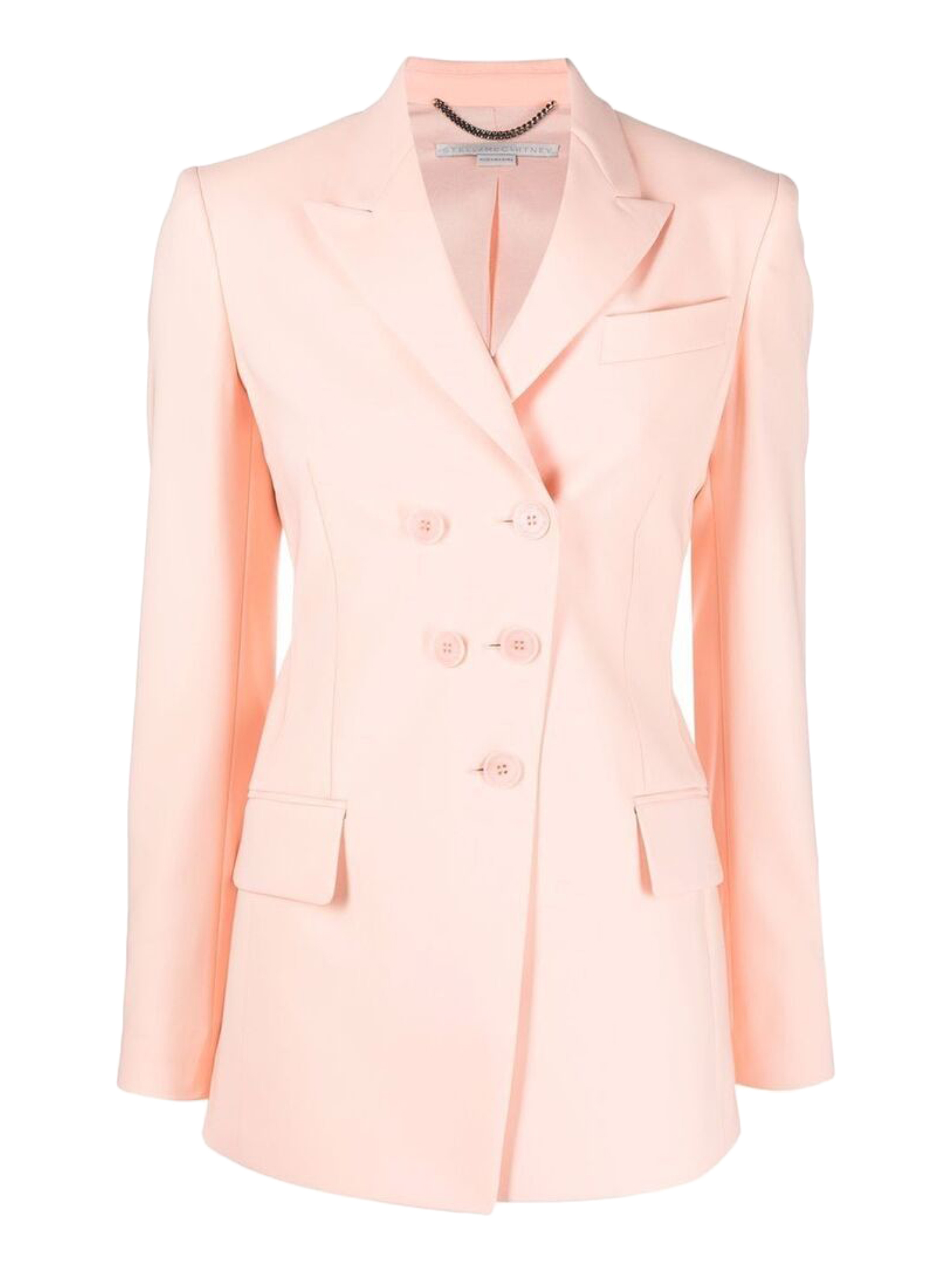 Stella Mccartney Femme Vestes Pink Synthetic Fibers