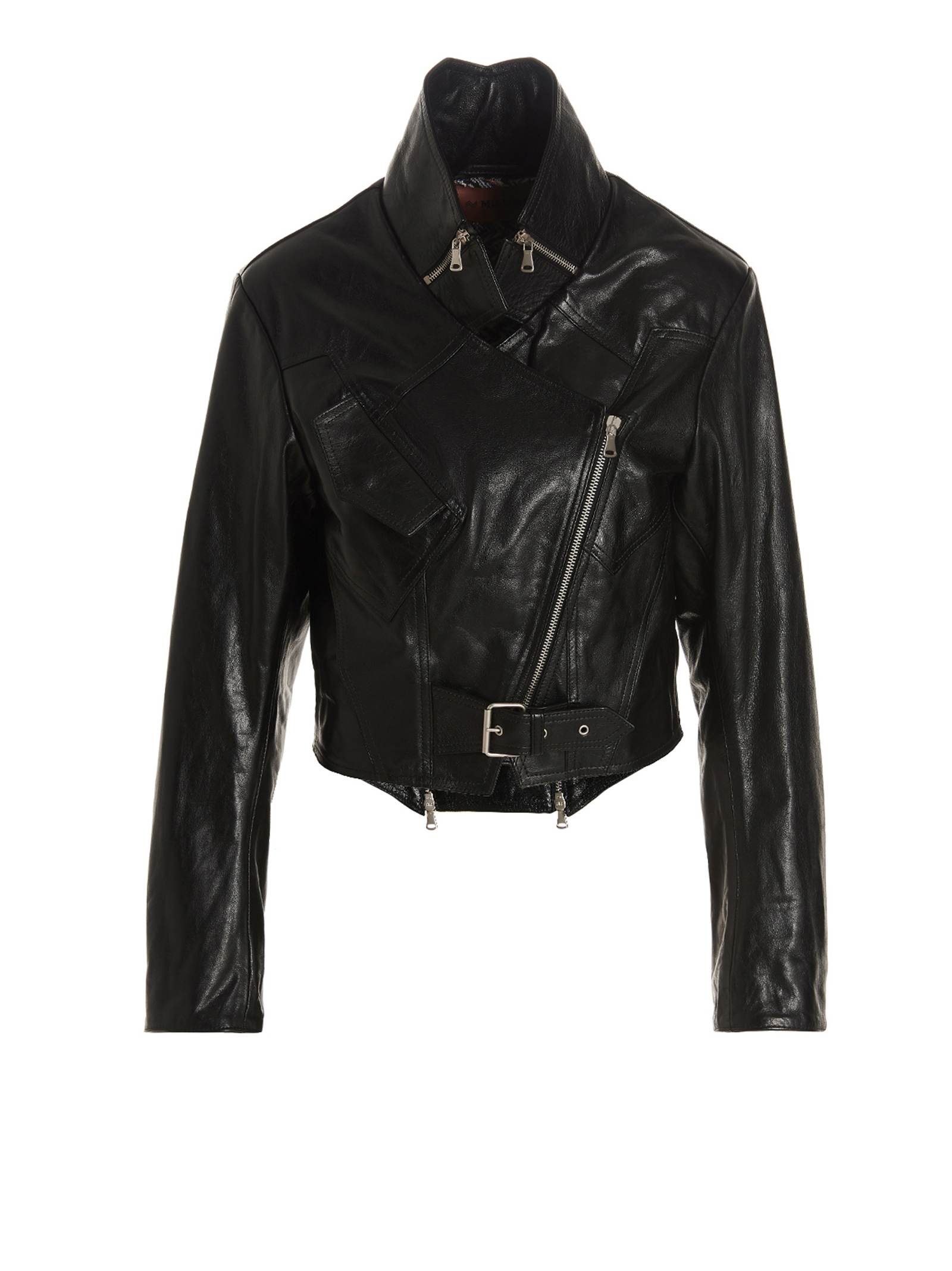 Manteaux Et Blousons Pour Femme - Missoni - En Leather Black - Taille:  -