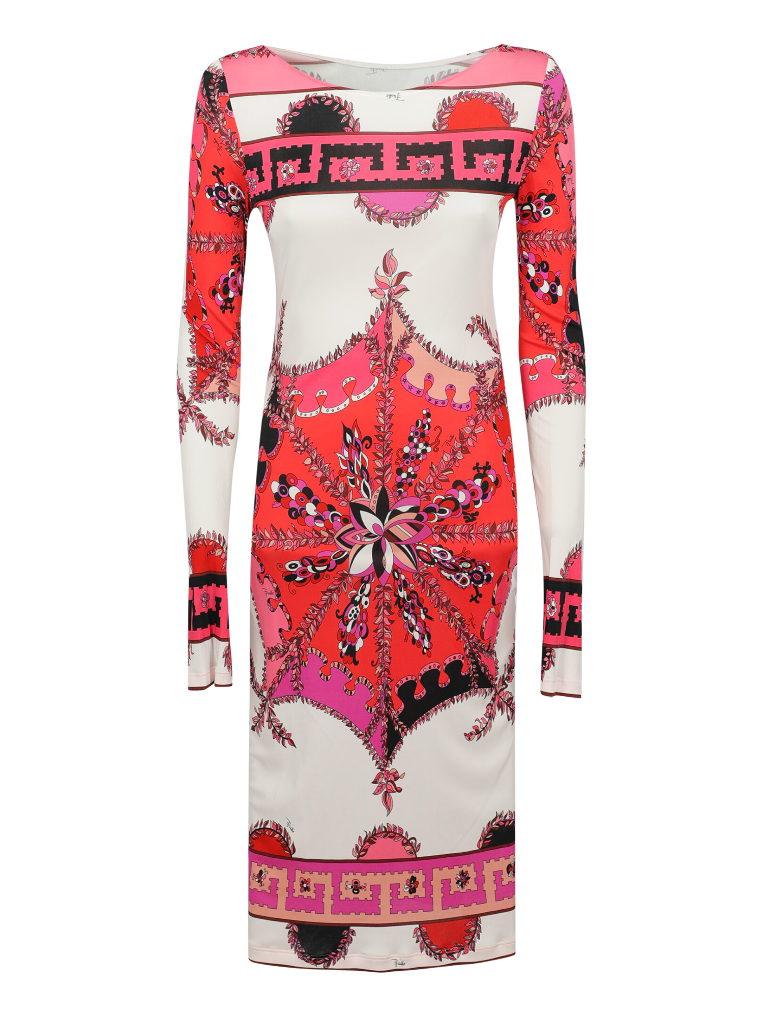 Pre-owned Emilio Pucci Clothing In Pink, Red, White