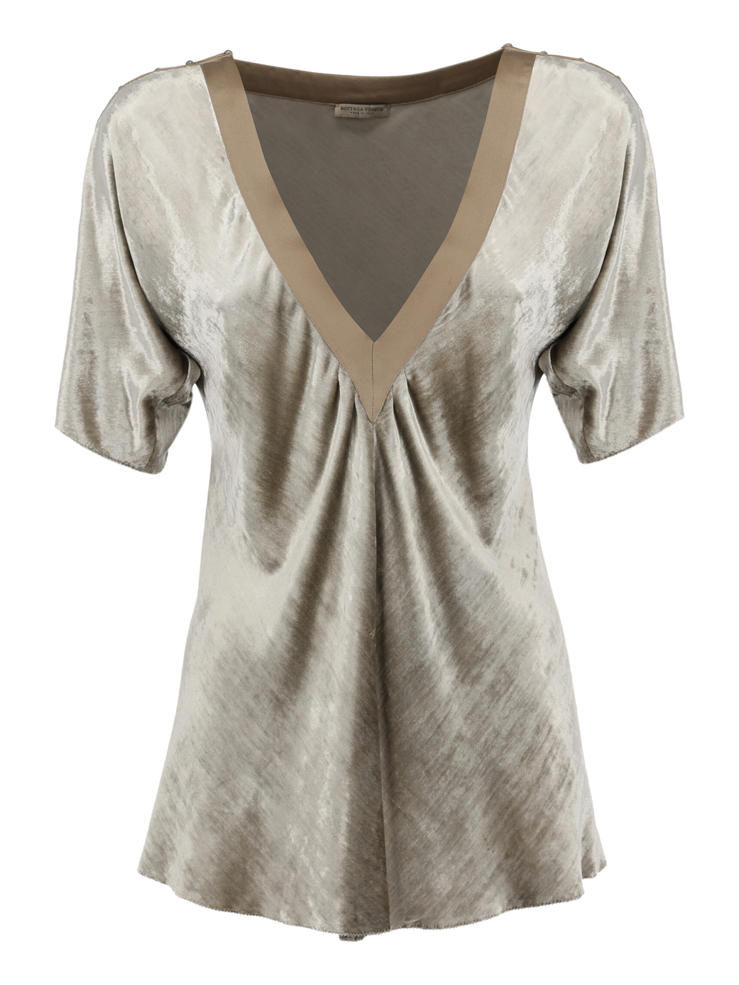 Bottega Veneta Femme T-shirts et tops Grey Synthetic Fibers