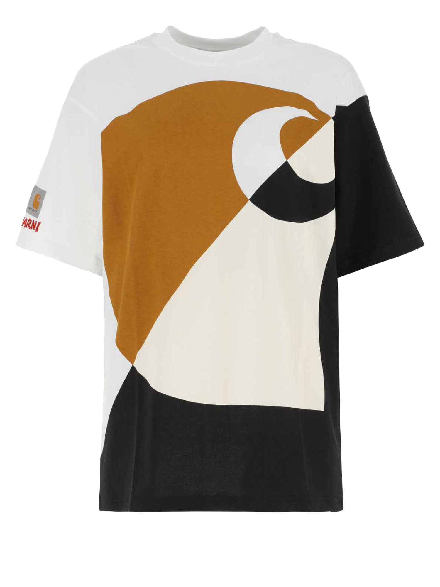 + Carhartt Wip Printed Cotton T-shirt In Multicolor