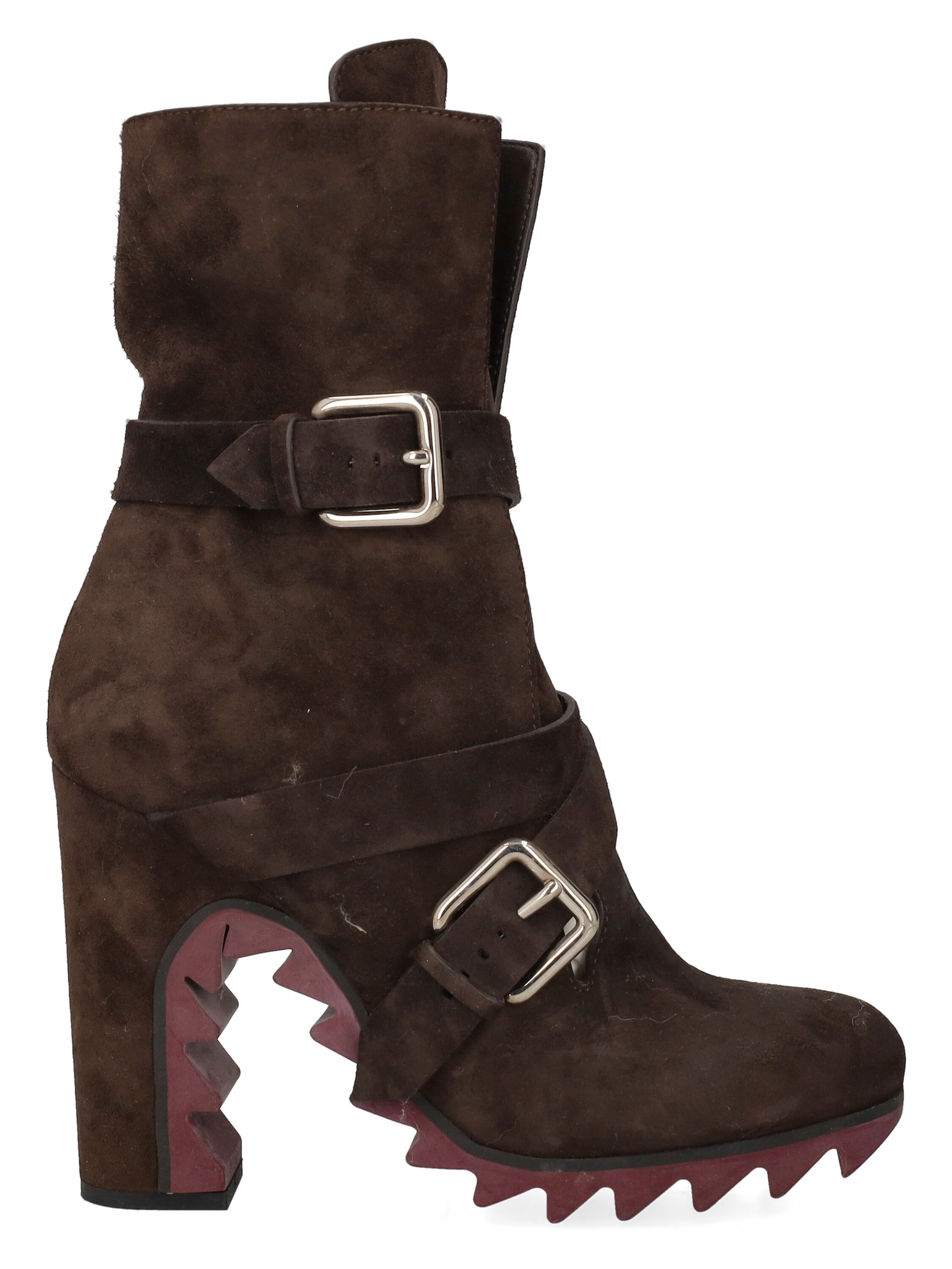 Pre-owned Jil Sander Ankle Boots In Brown