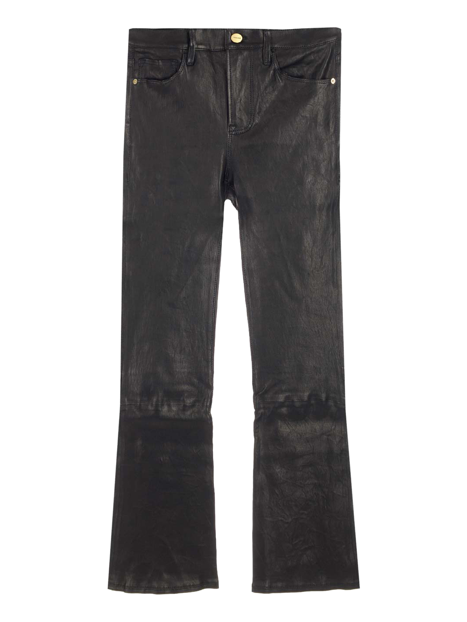 Condition: New With Tag,  Leather, Color: Black - M - Denim 28 -