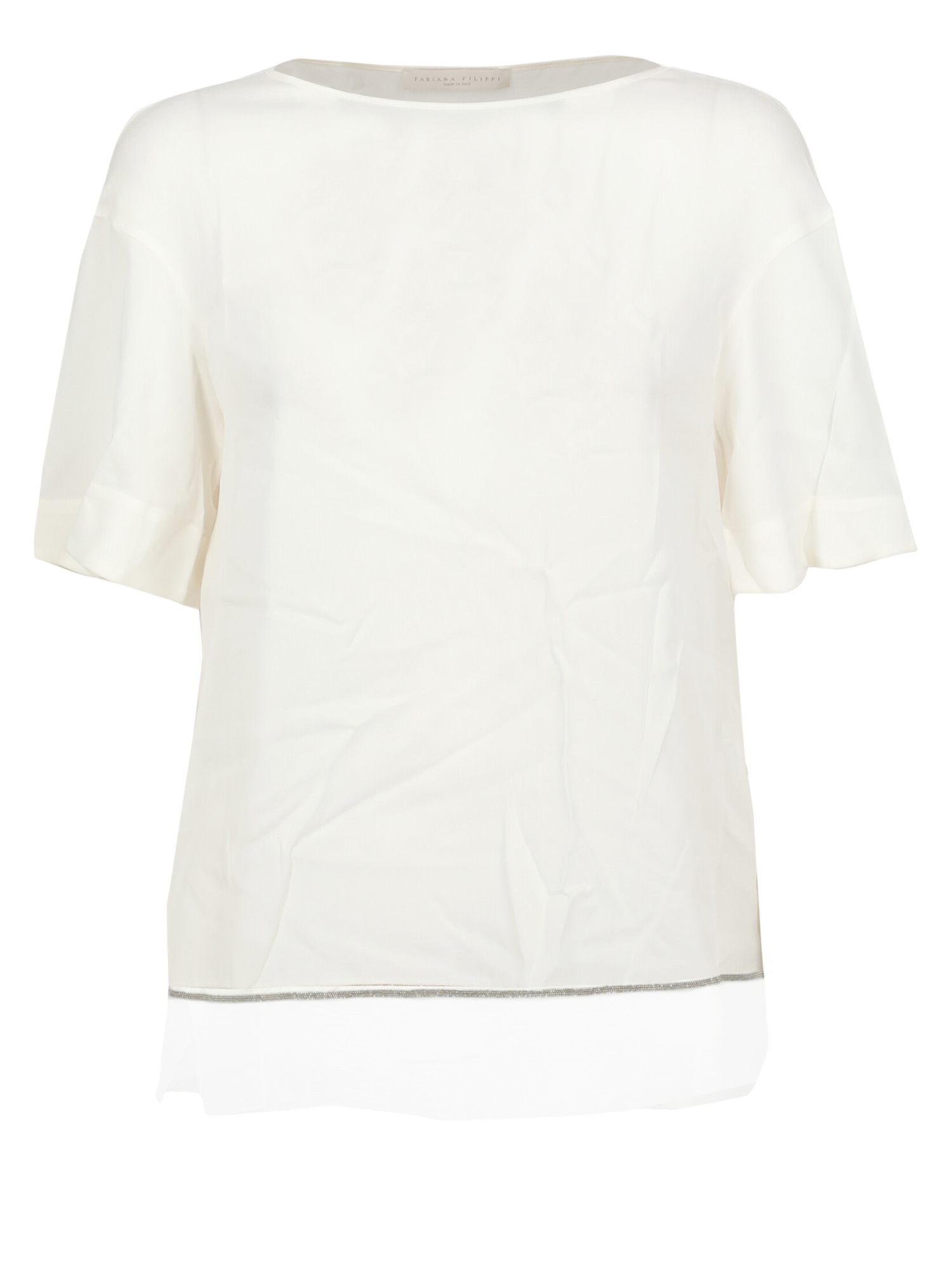 Fabiana Filippi Femme T-shirts et tops White Fabric