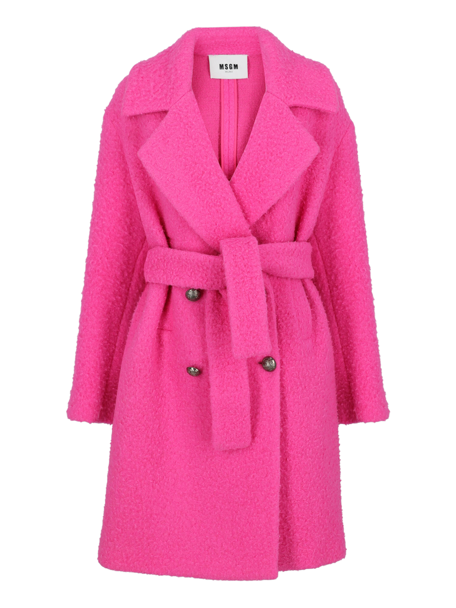 Manteaux Et Blousons Pour Femme - Msgm - En Wool Pink - Taille:  -