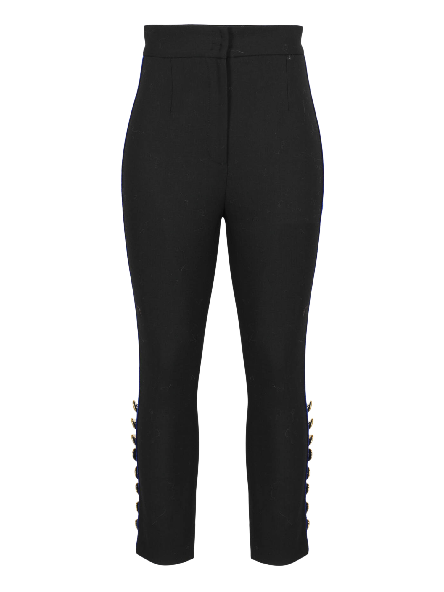 Pre-owned Dolce & Gabbana Women's Trousers -  - In Black, Navy Wool