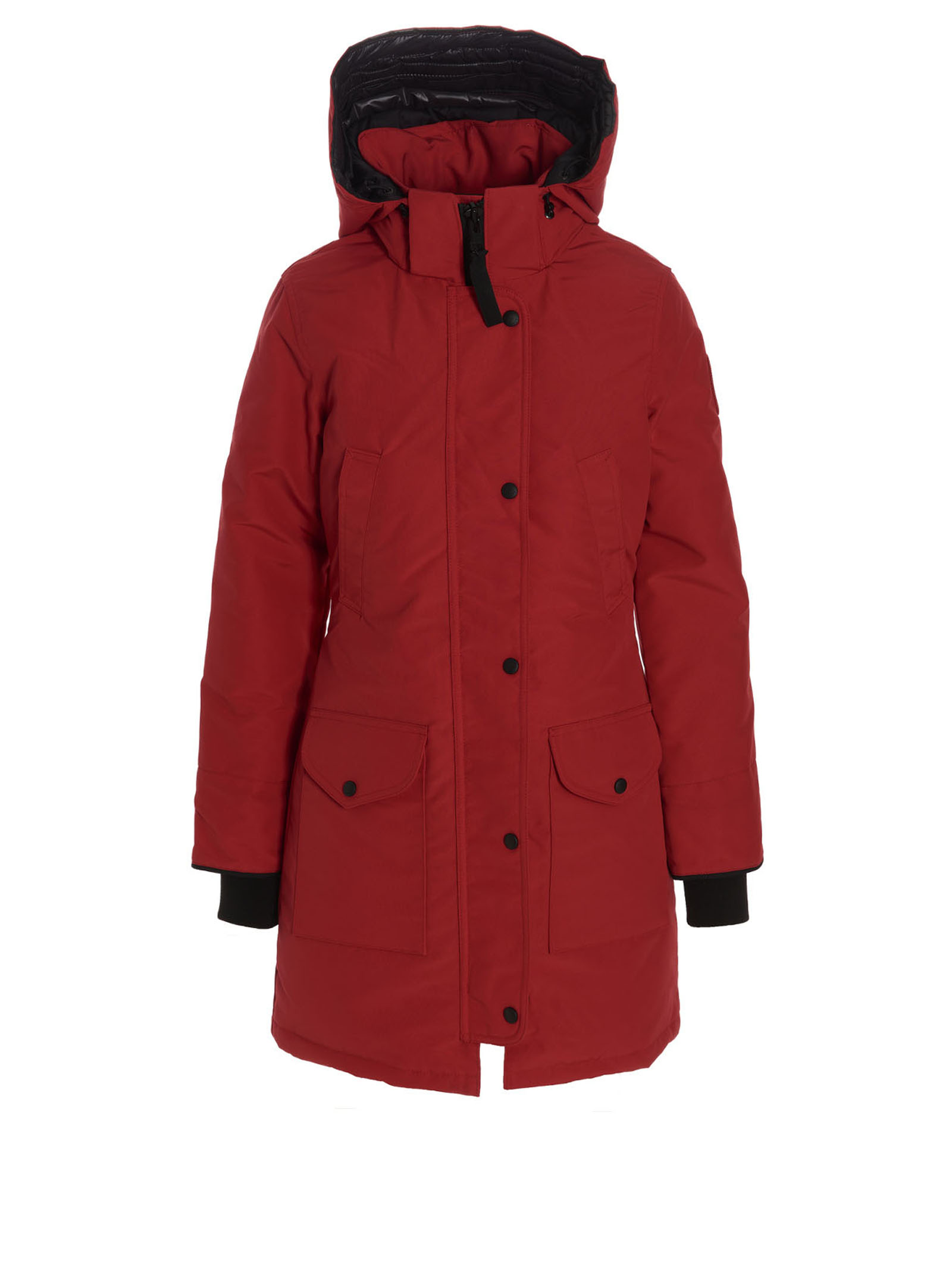 CANADA GOOSE WOMEN'S OUTWEAR - CANADA GOOSE - IN RED SYNTHETIC FIBERS