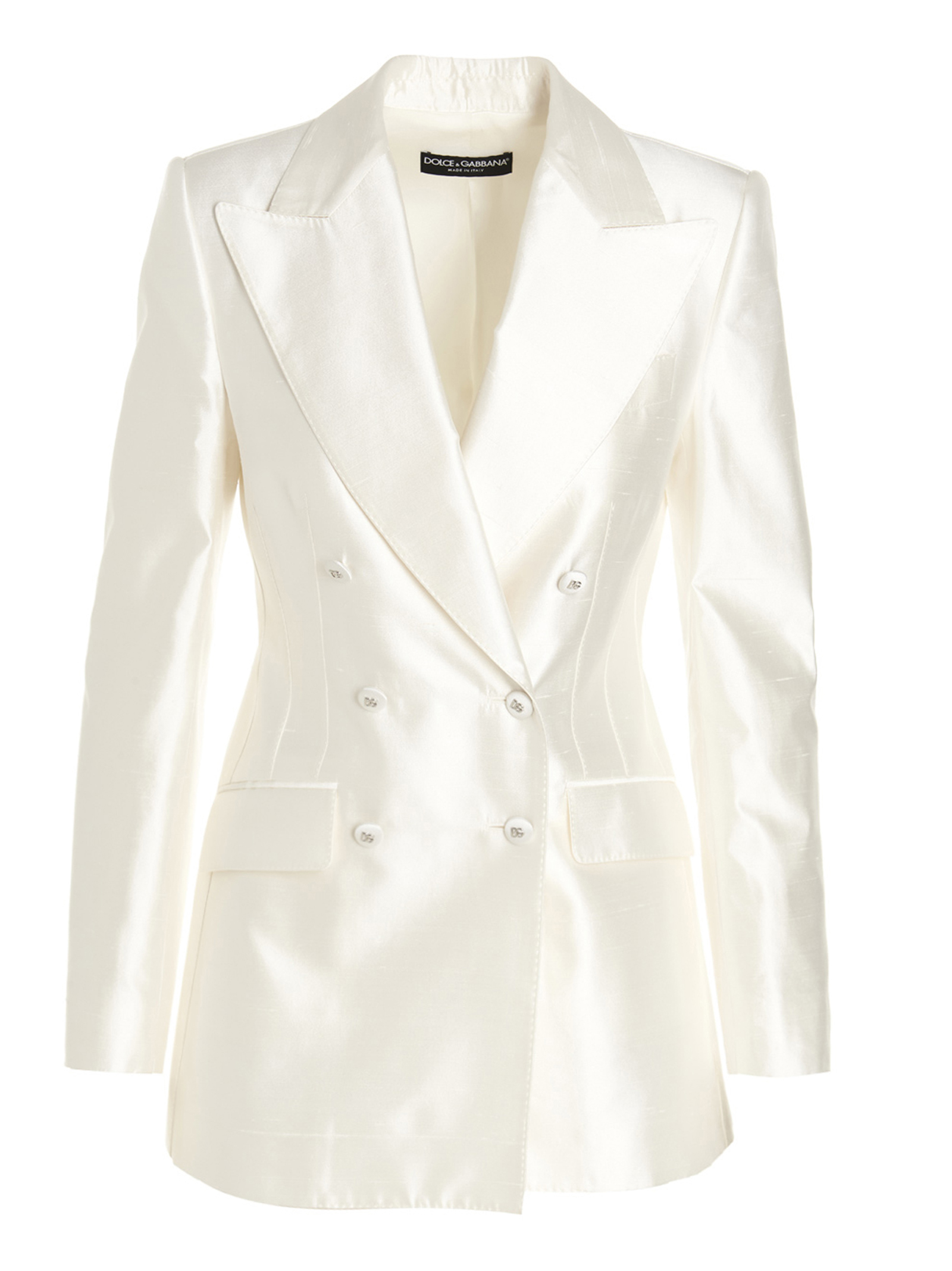Vestes Pour Femme - Dolce & Gabbana - En Silk White - Taille:  -