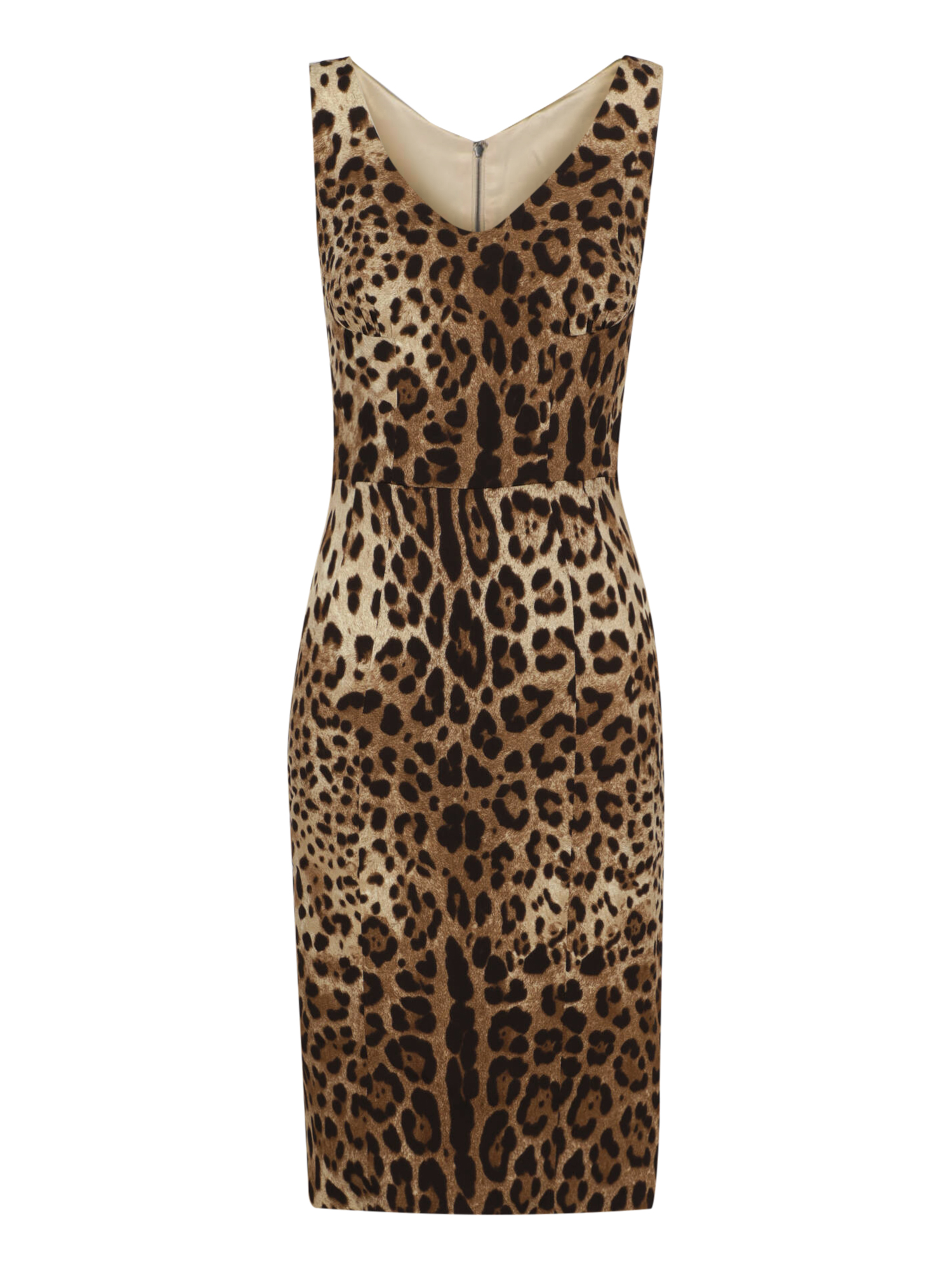 Dolce & Gabbana - Condition: new with tag, animal print synthetic fibers, color: beige, brown - s - it 40 -
