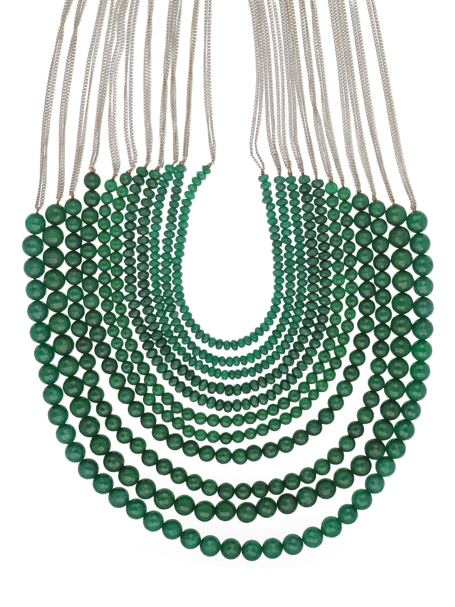 Pre-owned Rosantica Women's Necklace And Pendants -  - In Green Pearls