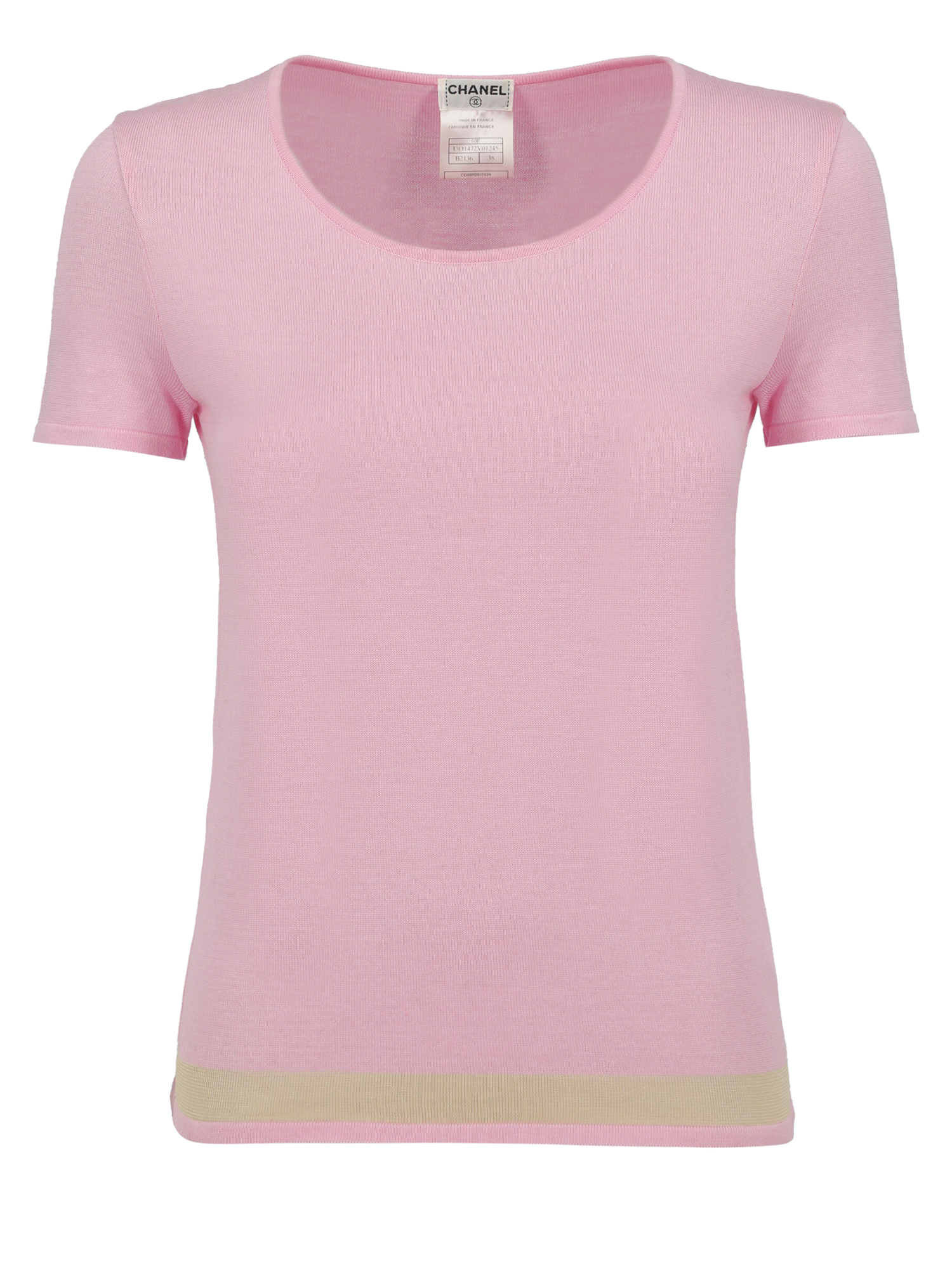 Chanel Femme T-shirts et tops Pink Cotton