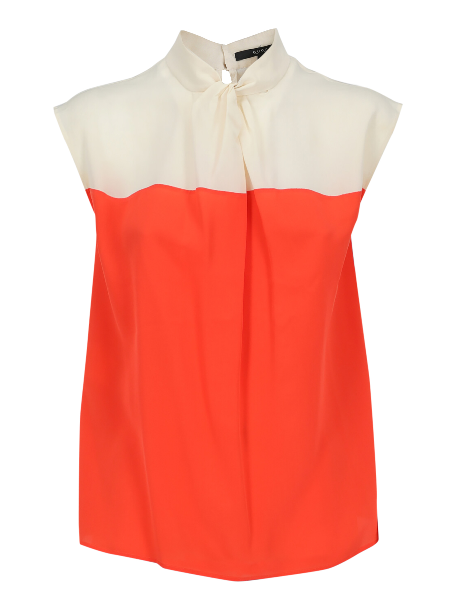 Gucci Femme T-shirts et tops Beige, Orange Silk