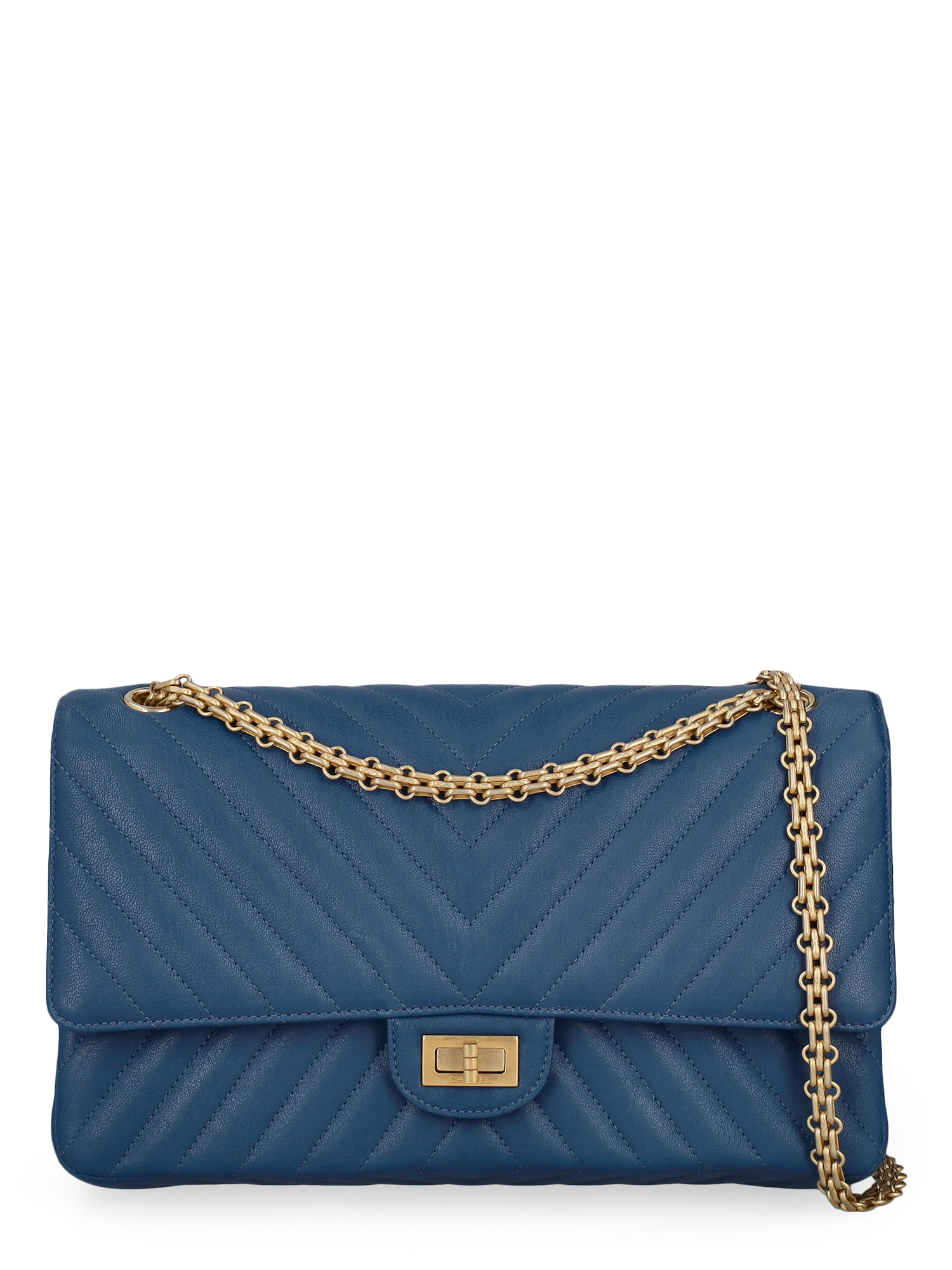 Pre-owned Chanel Women's Shoulder Bags -  - In Navy Leather