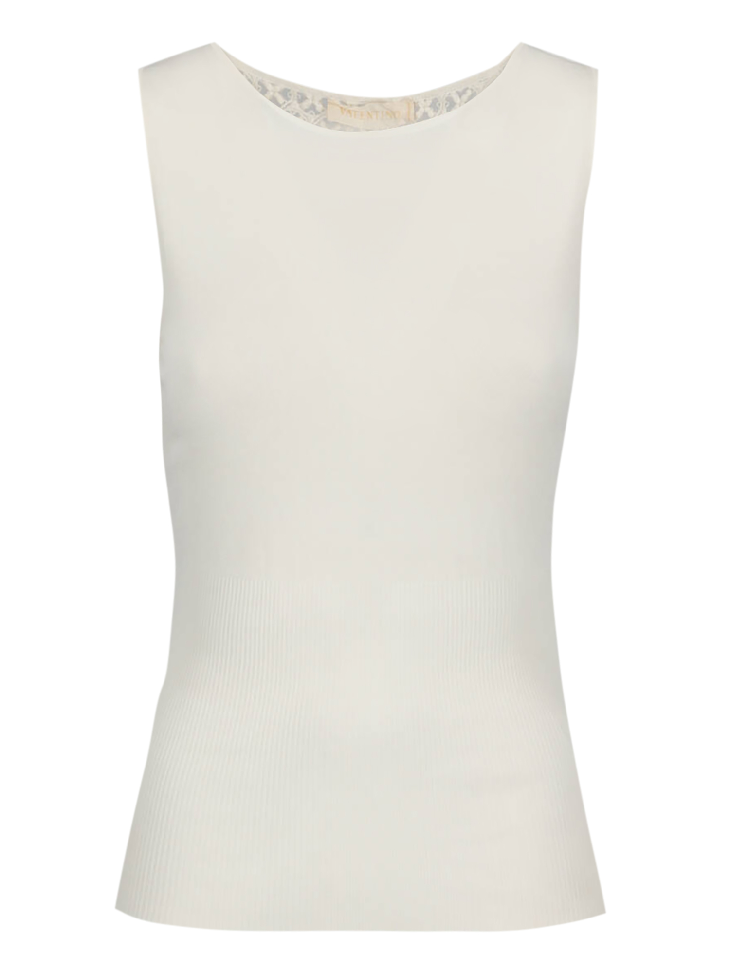 T-shirts Et Tops Pour Femme - Valentino - En Synthetic Fibers White - Taille:  -