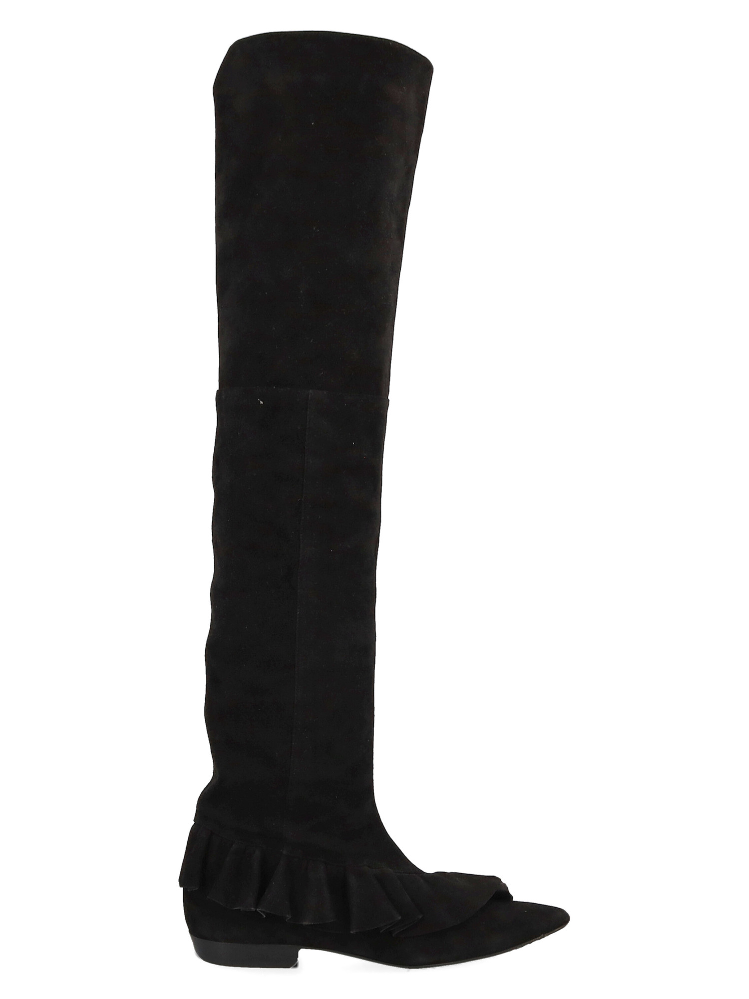 Pre-owned Jw Anderson Women's Boots - J.w. Anderson - In Black Leather