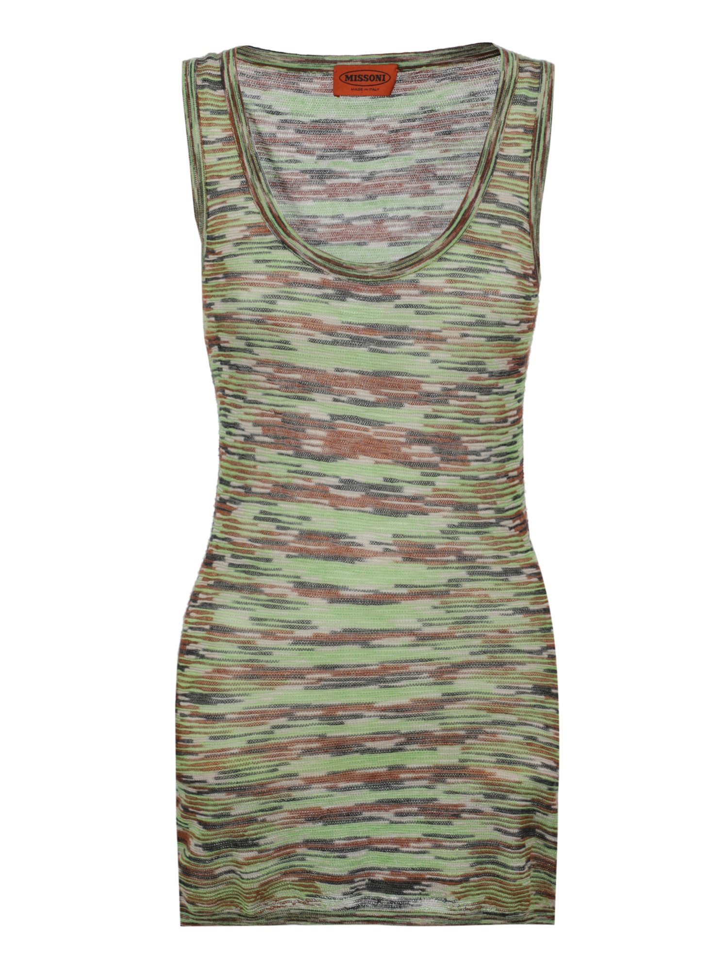 Missoni Femme T-shirts et tops Brown, Green Synthetic Fibers
