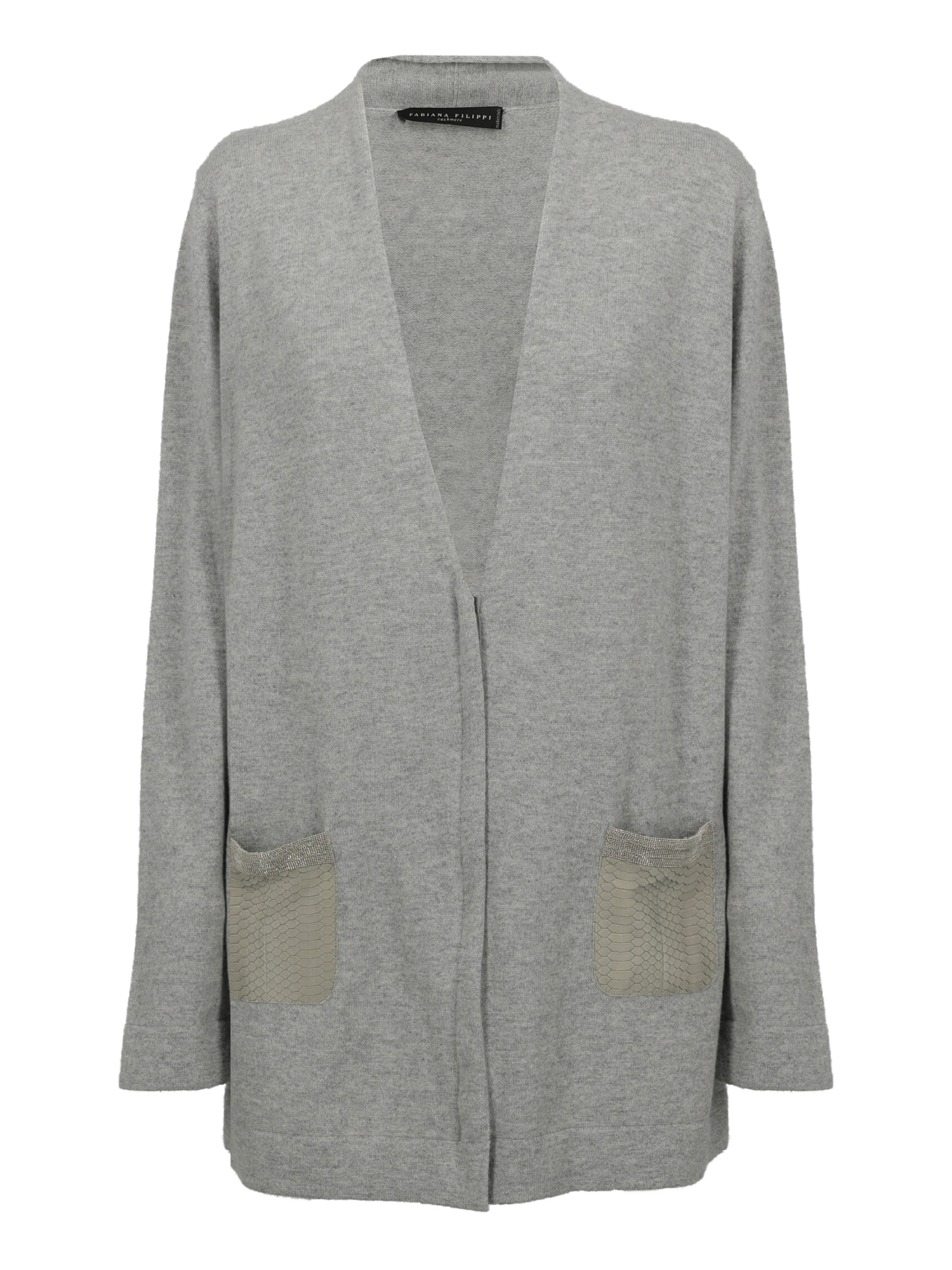 Damen Pullover Und Sweatshirts - Fabiana Filippi - In Grey Wool - Größe:  -