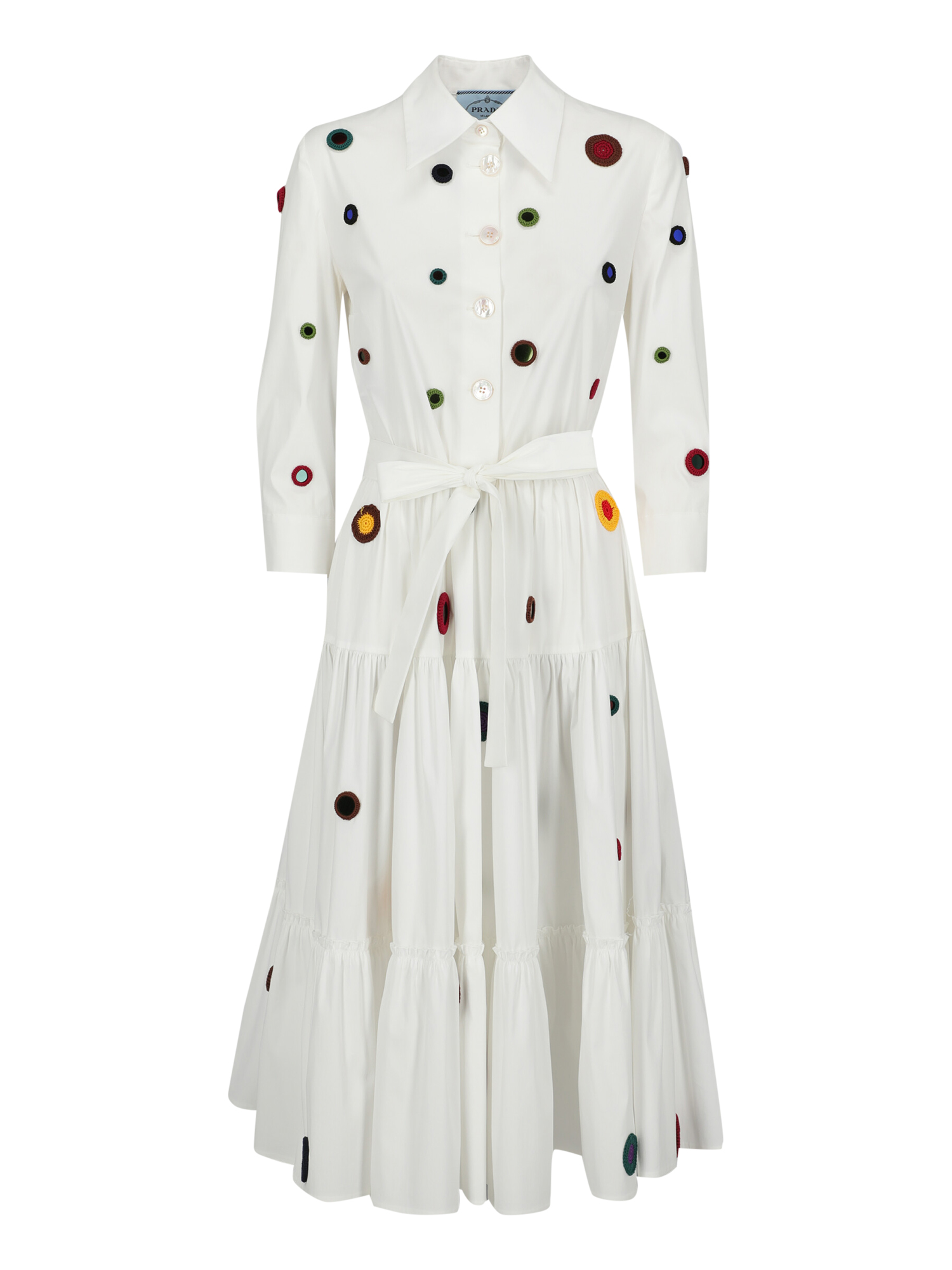 Robes Pour Femme - Prada - En Cotton White - Taille:  -