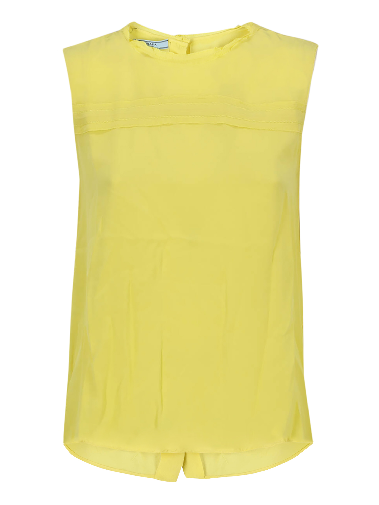 Prada - Condition: good, solid color fabric, color: yellow - s - it 40 -