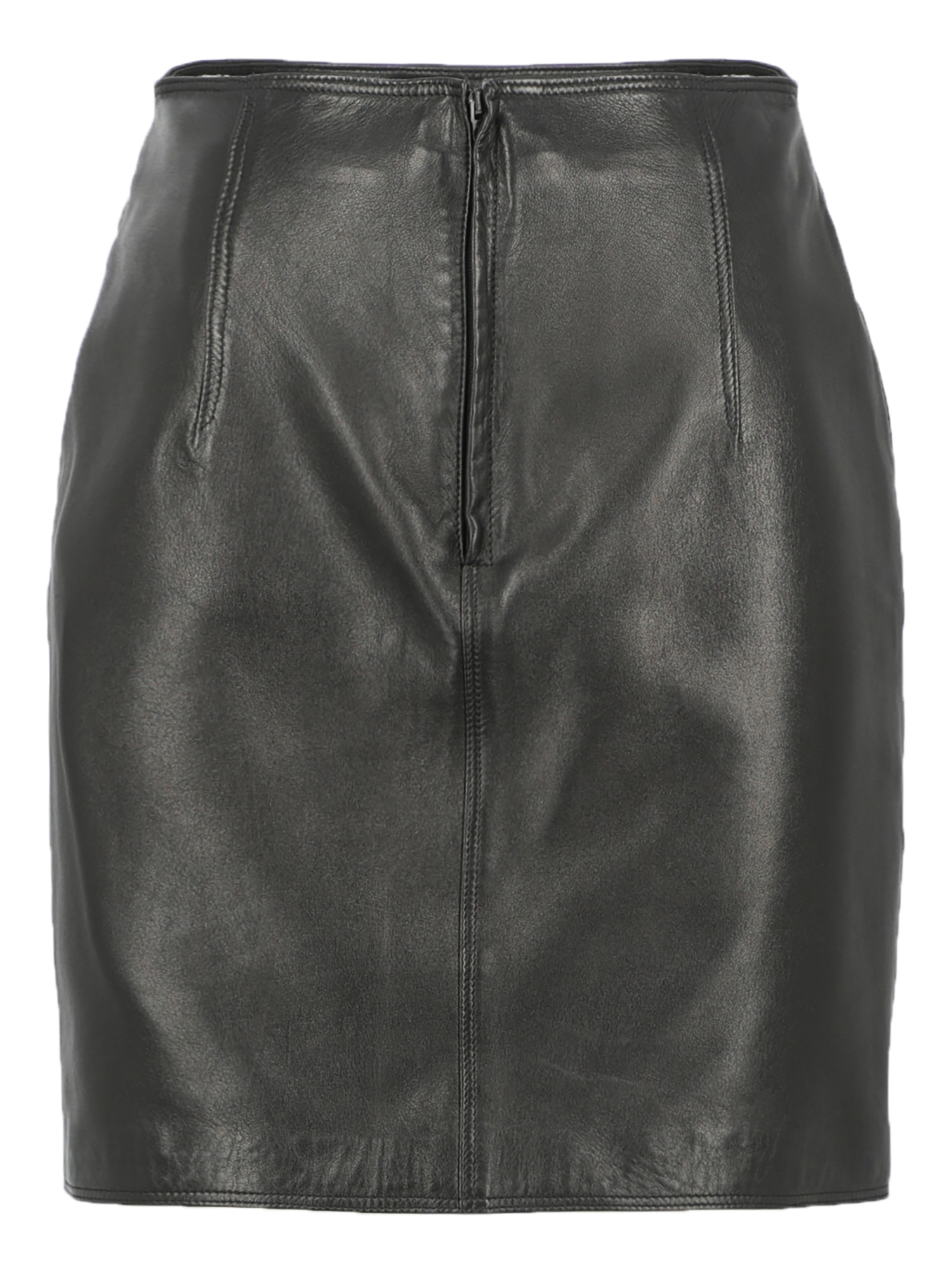 Pre-owned Versace Women's Skirts -  - In Black Leather