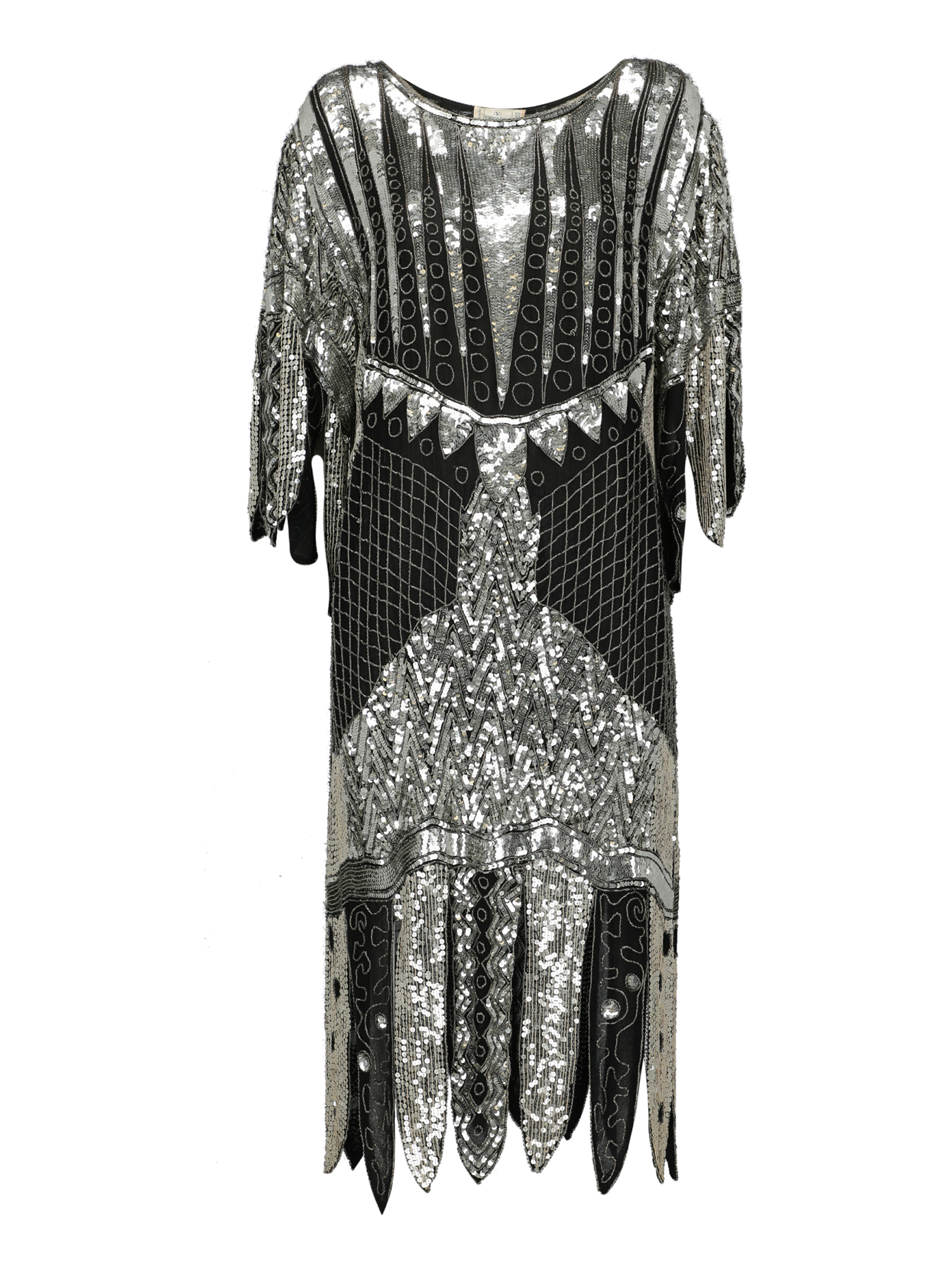 Valentino Femme Robes Black, Silver Fabric