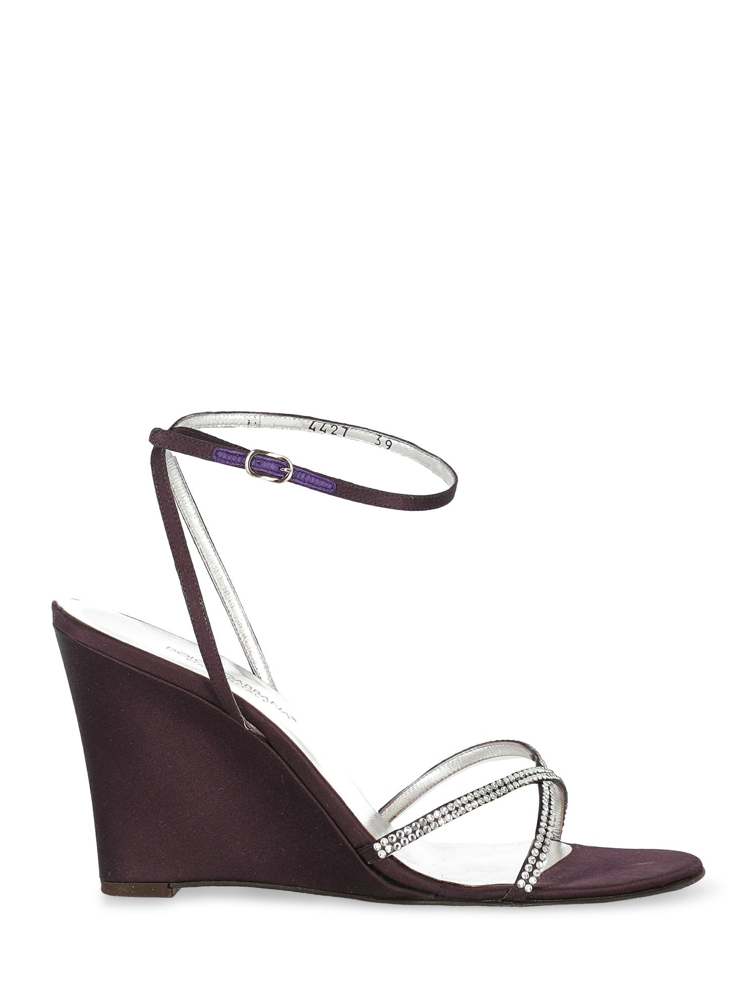 Dolce & Gabbana Femme Sandales Purple Fabric