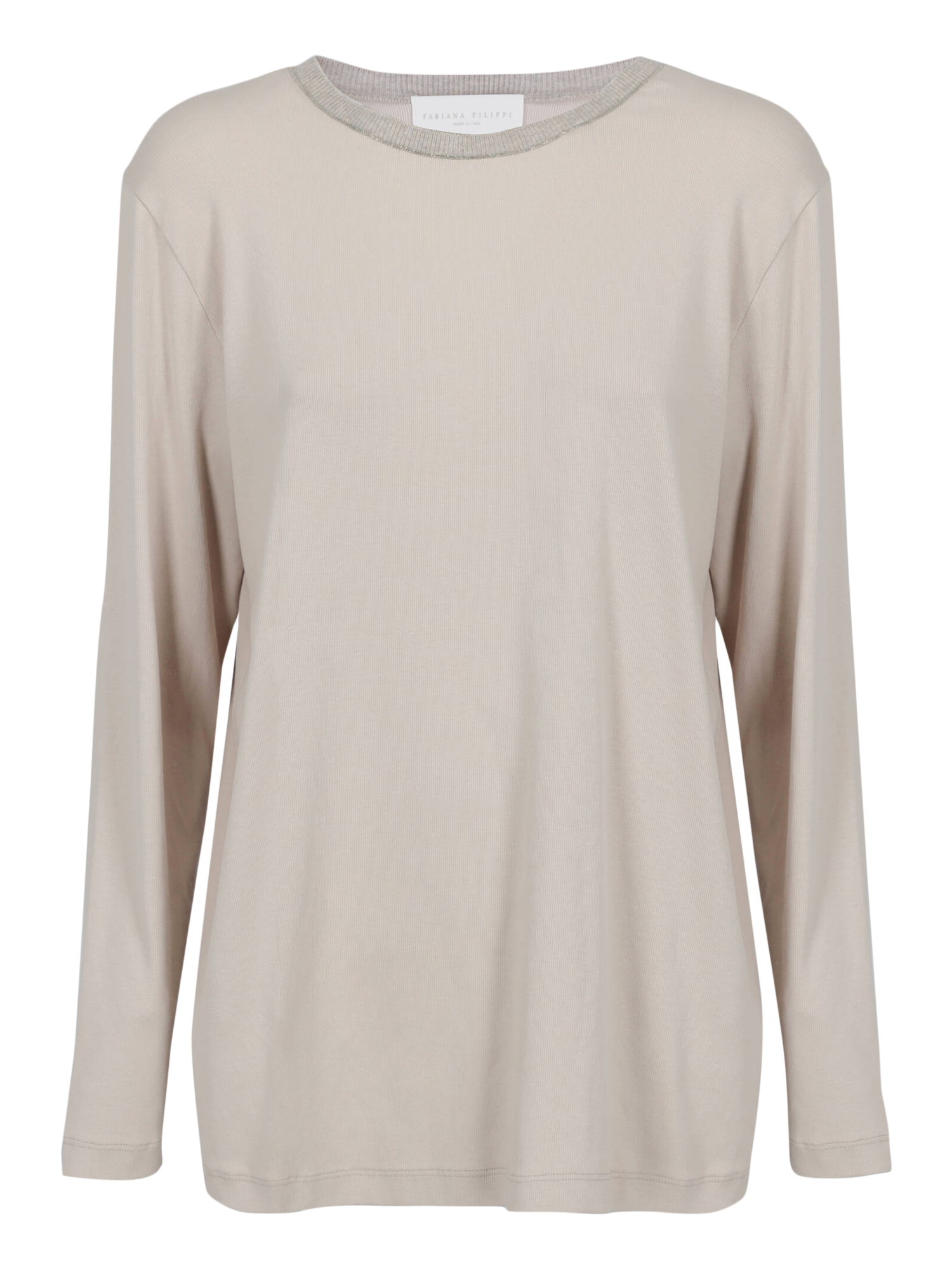 Pre-owned Fabiana Filippi T-shirts And Top In Beige