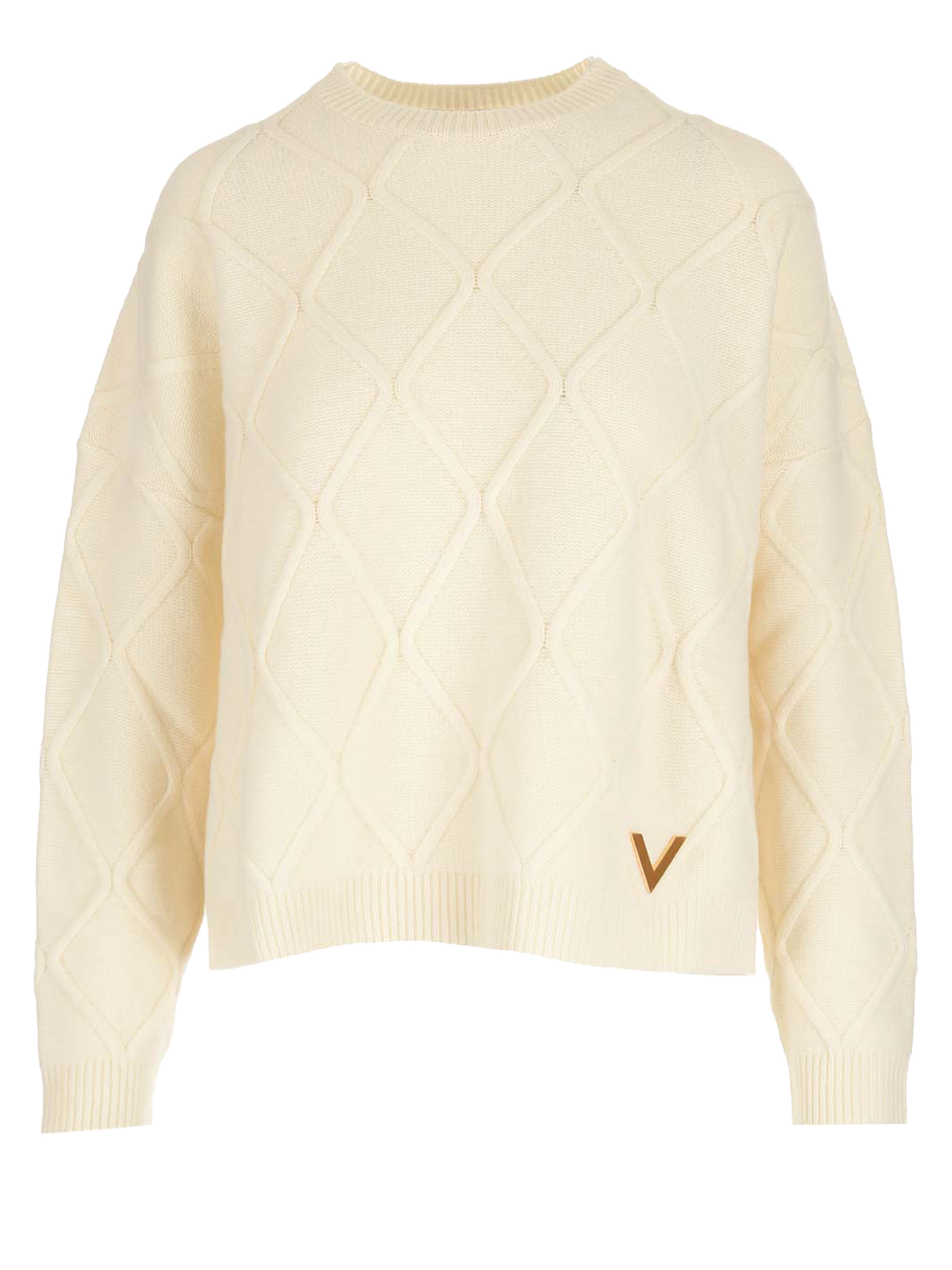 Pulls Et Sweat-shirts Pour Femme - Valentino - En Wool White - Taille:  -