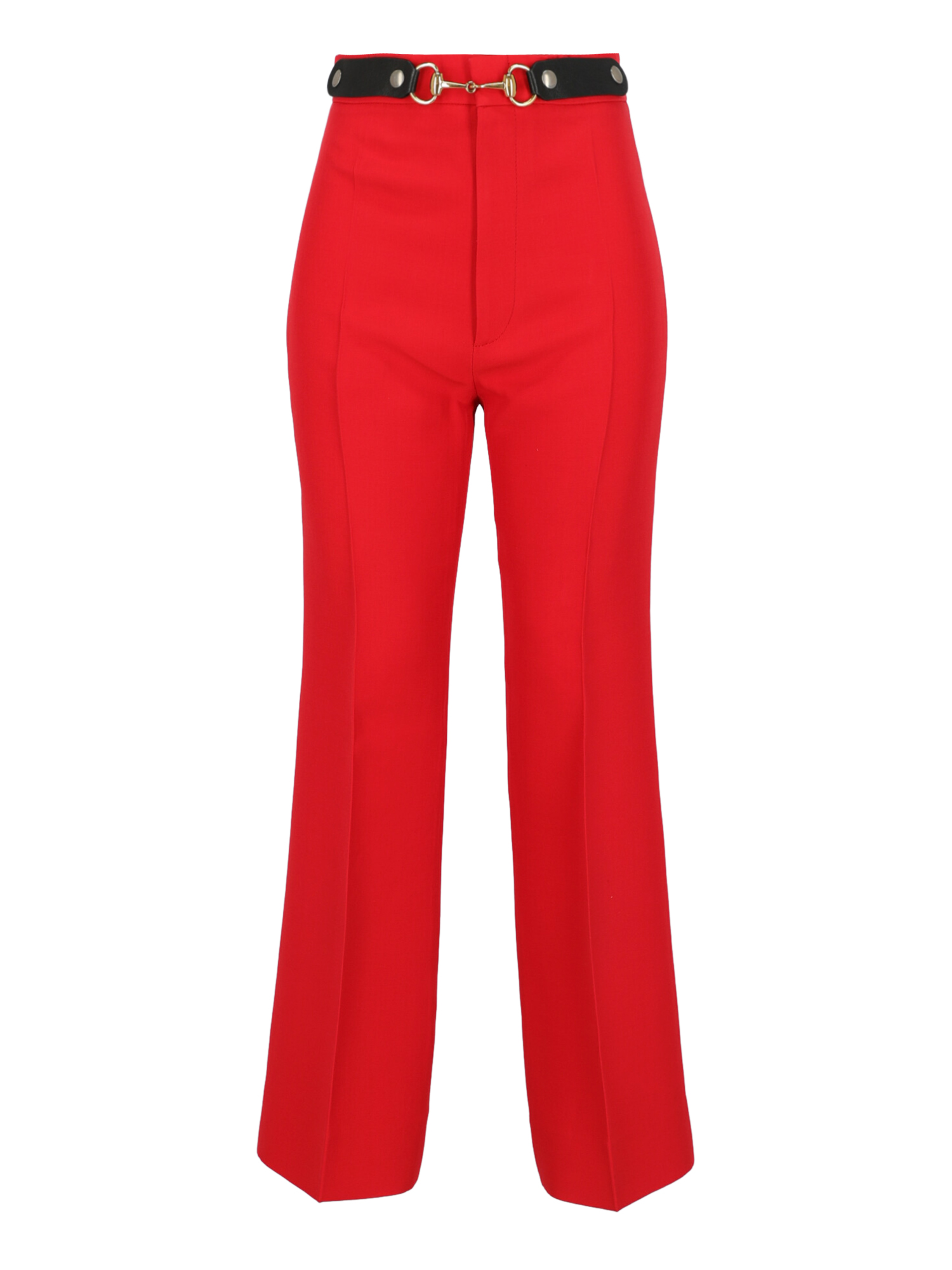 Gucci Femme Pantalons Red Wool