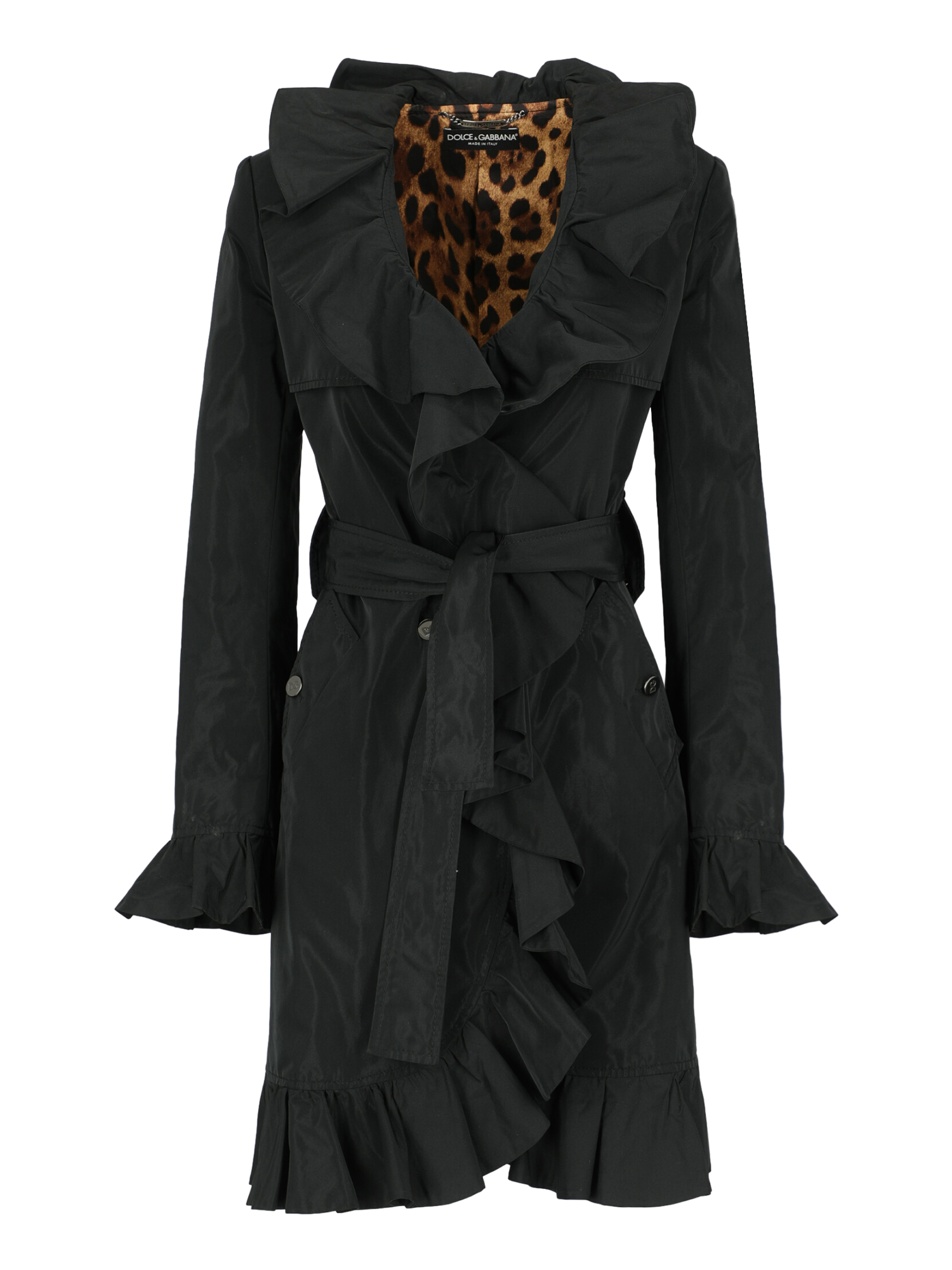 Dolce & Gabbana Femme Manteaux et blousons Black Synthetic Fibers
