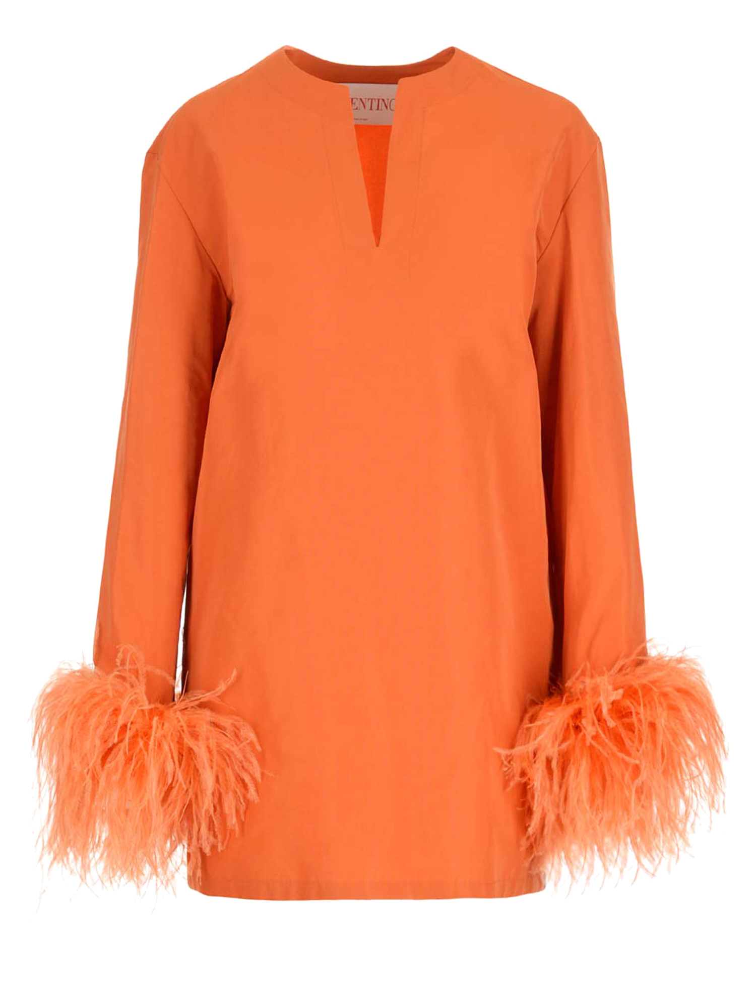 Robes Pour Femme - Valentino - En Synthetic Fibers Orange - Taille:  -