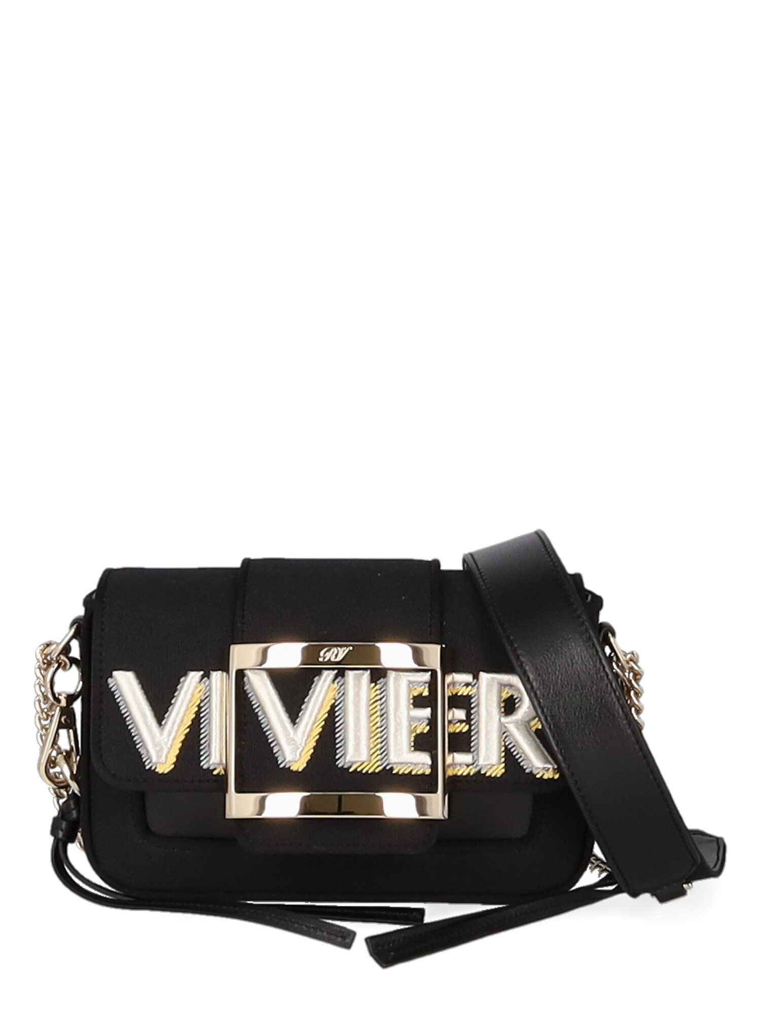 Roger Vivier Femme Sacs porté épaule Black Synthetic Fibers
