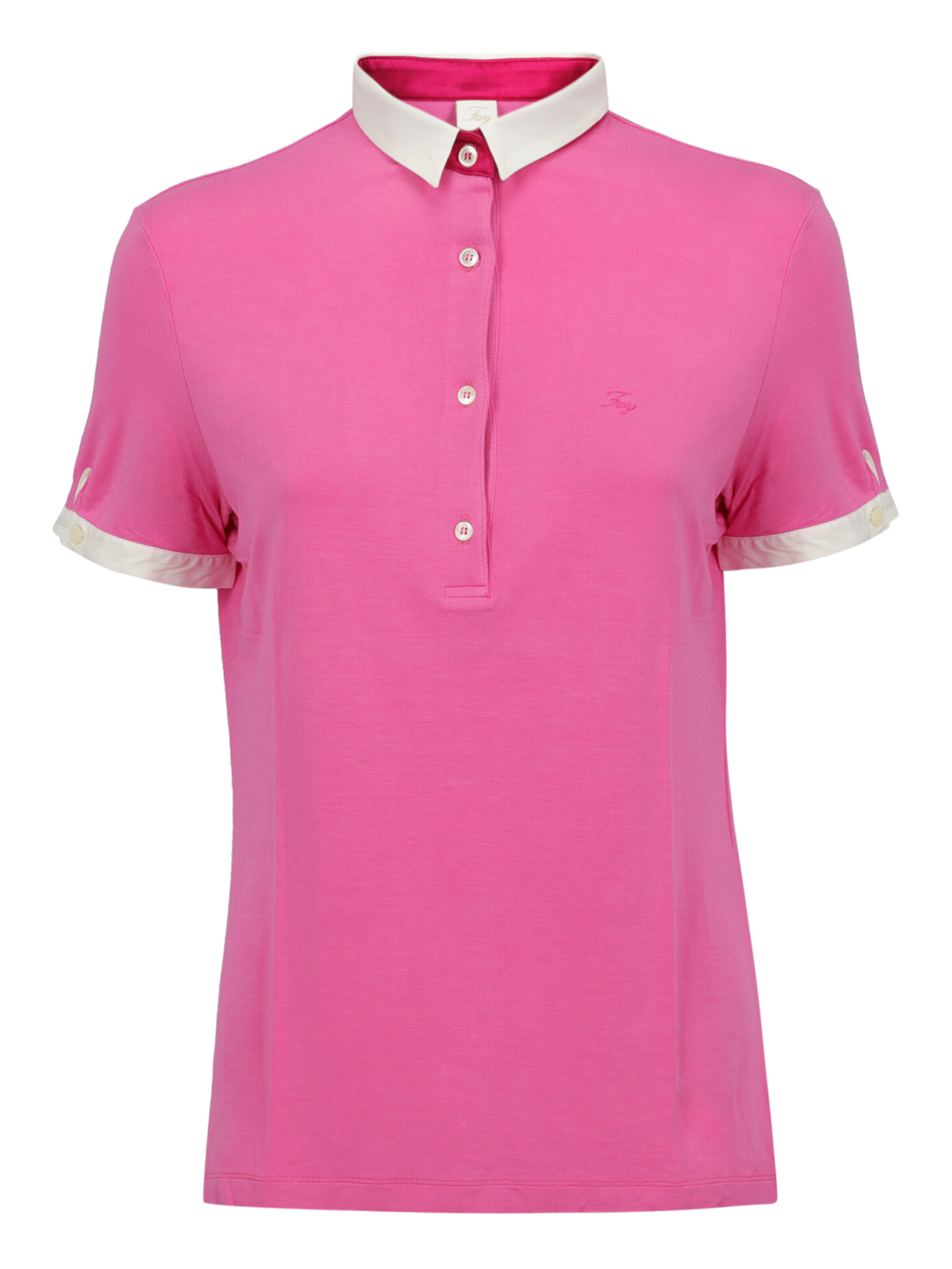 Damen T-shirts Und Oberteile - Fay - In Pink Synthetic Fibers - Größe:  -